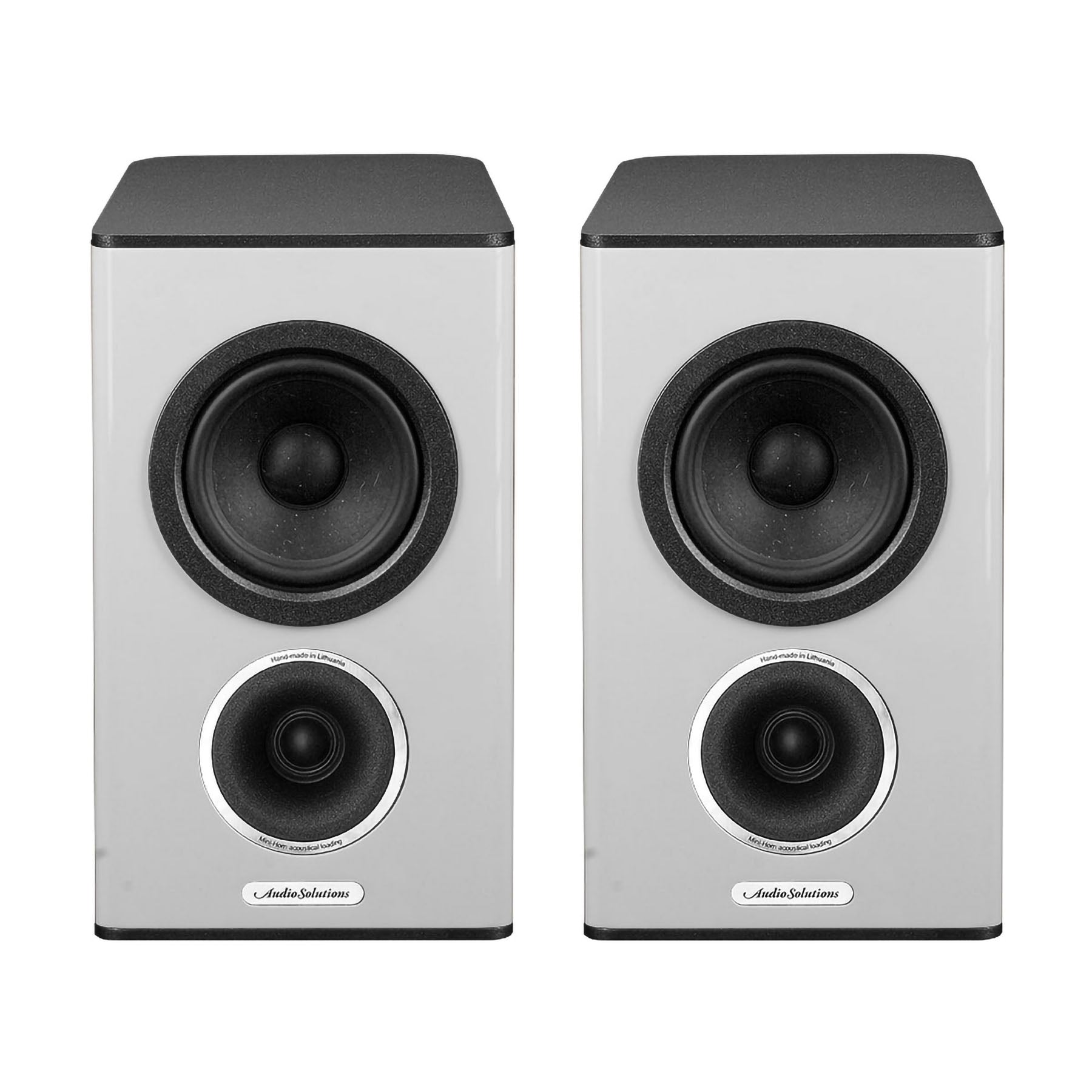 Audio Solutions Overture 0302B Bookshelf Speakers - Gloss White (pair)