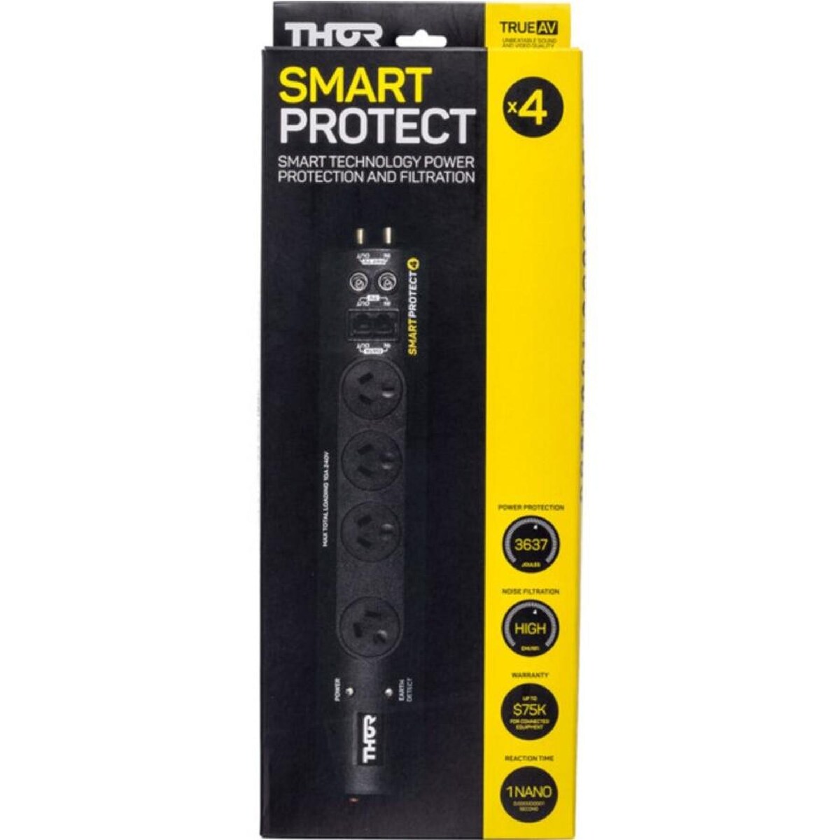 THOR E1/45S Smartprotect 4-way Filtered Board with Better Filtration