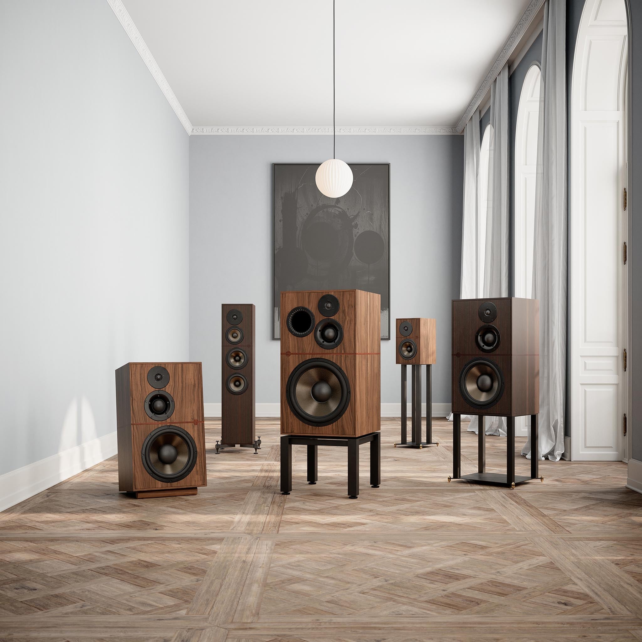 Revival Audio Atalante 7 3-way Loudspeaker with Stand(pair)