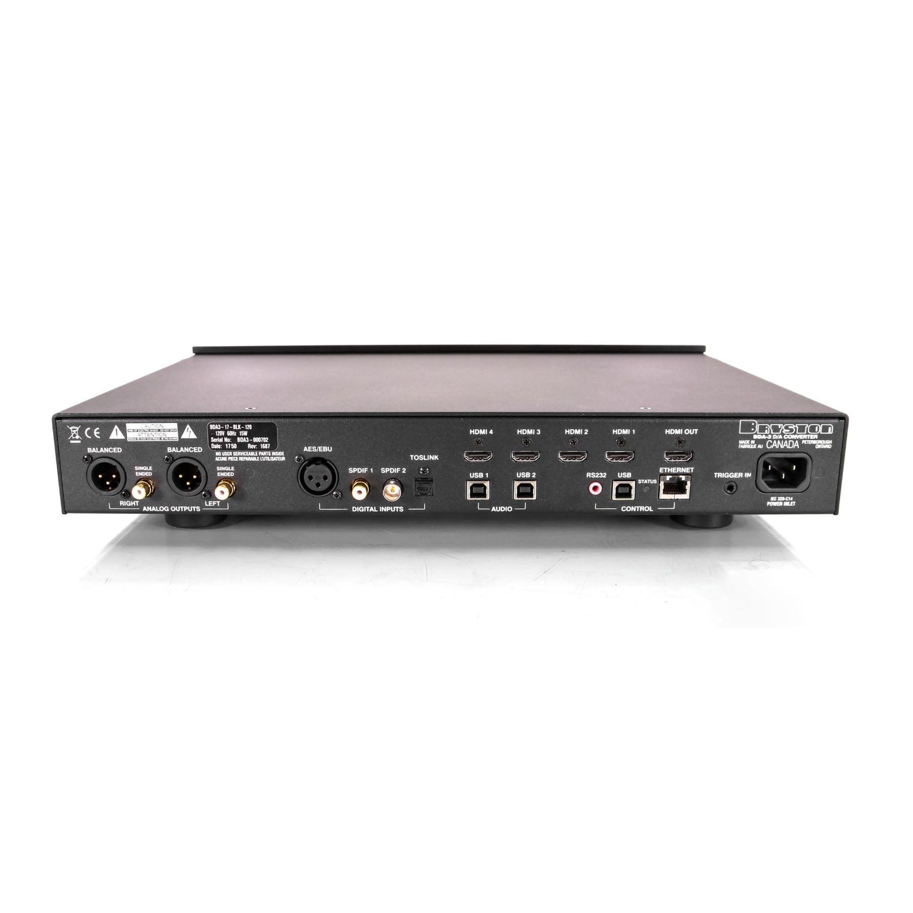 Bryston BDA-3 Digital to Analog Converter
