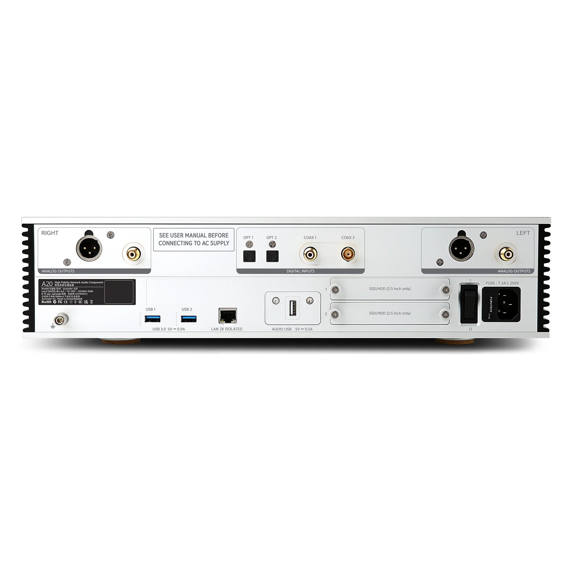 Aurender A20 Analog Server Streamer / DAC