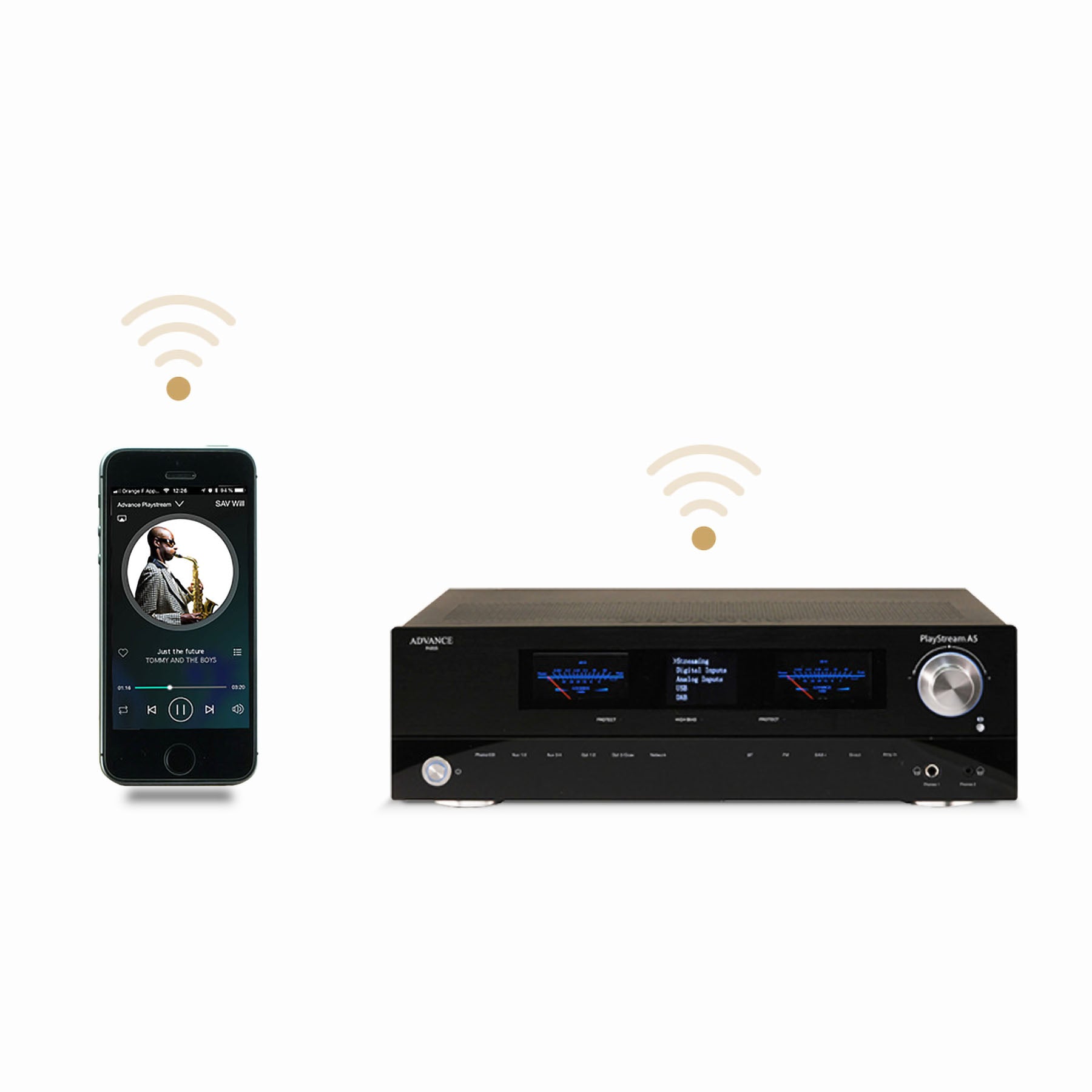 Advance Paris Play Stream A5 Connected Integrated Amplifier