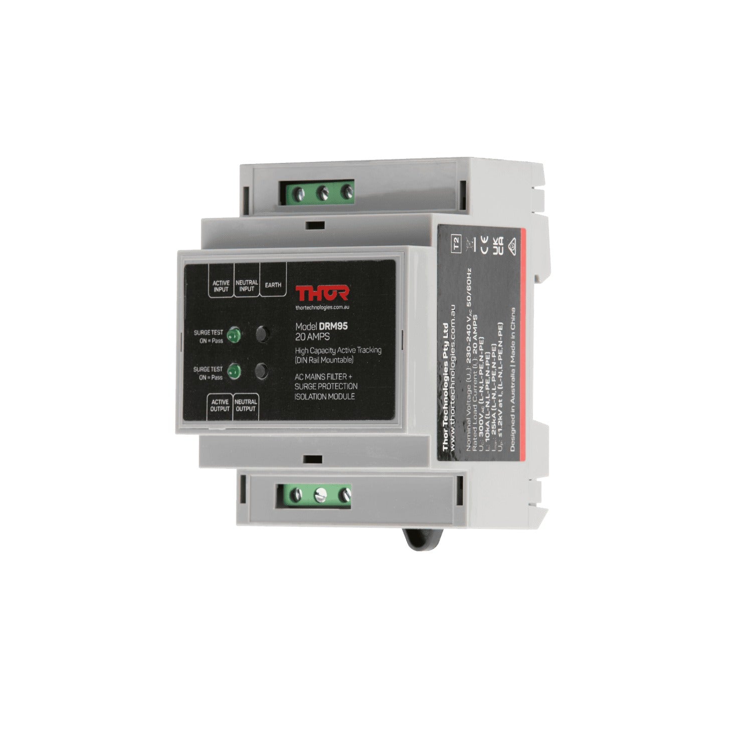 THOR DRM95-20A Hard Wired DIN Rail Mount