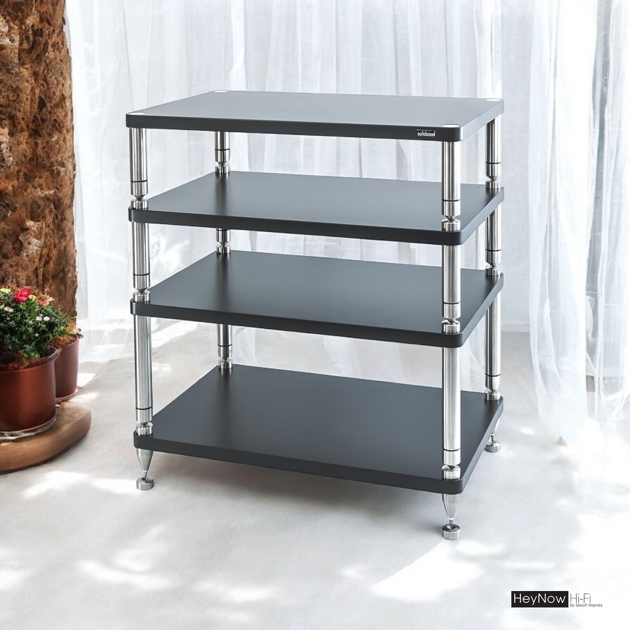 Solidsteel HY-4L Hi-Fi Rack Black