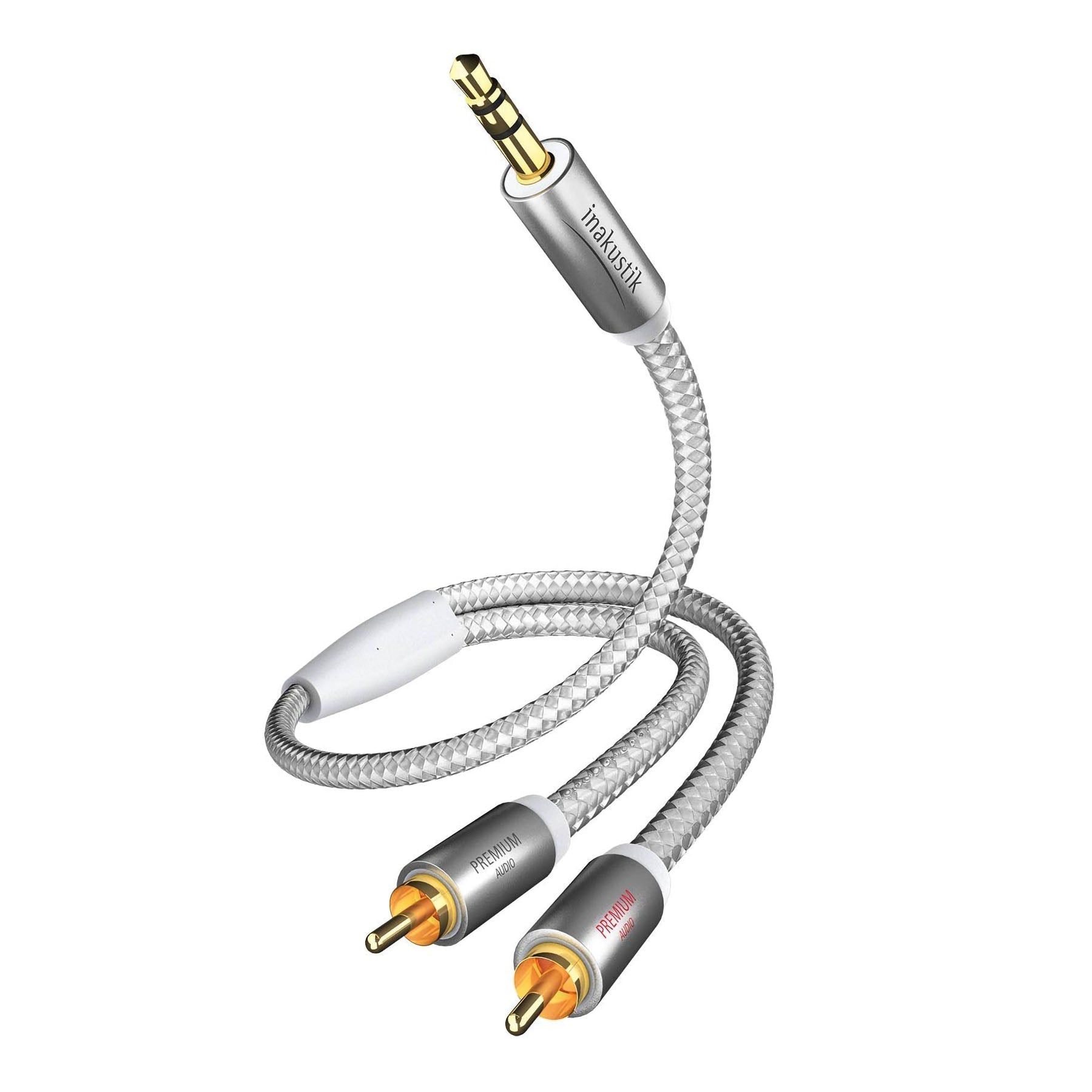 Inakustik Premium Stereo 3.5mm Male - RCA Audio Cable