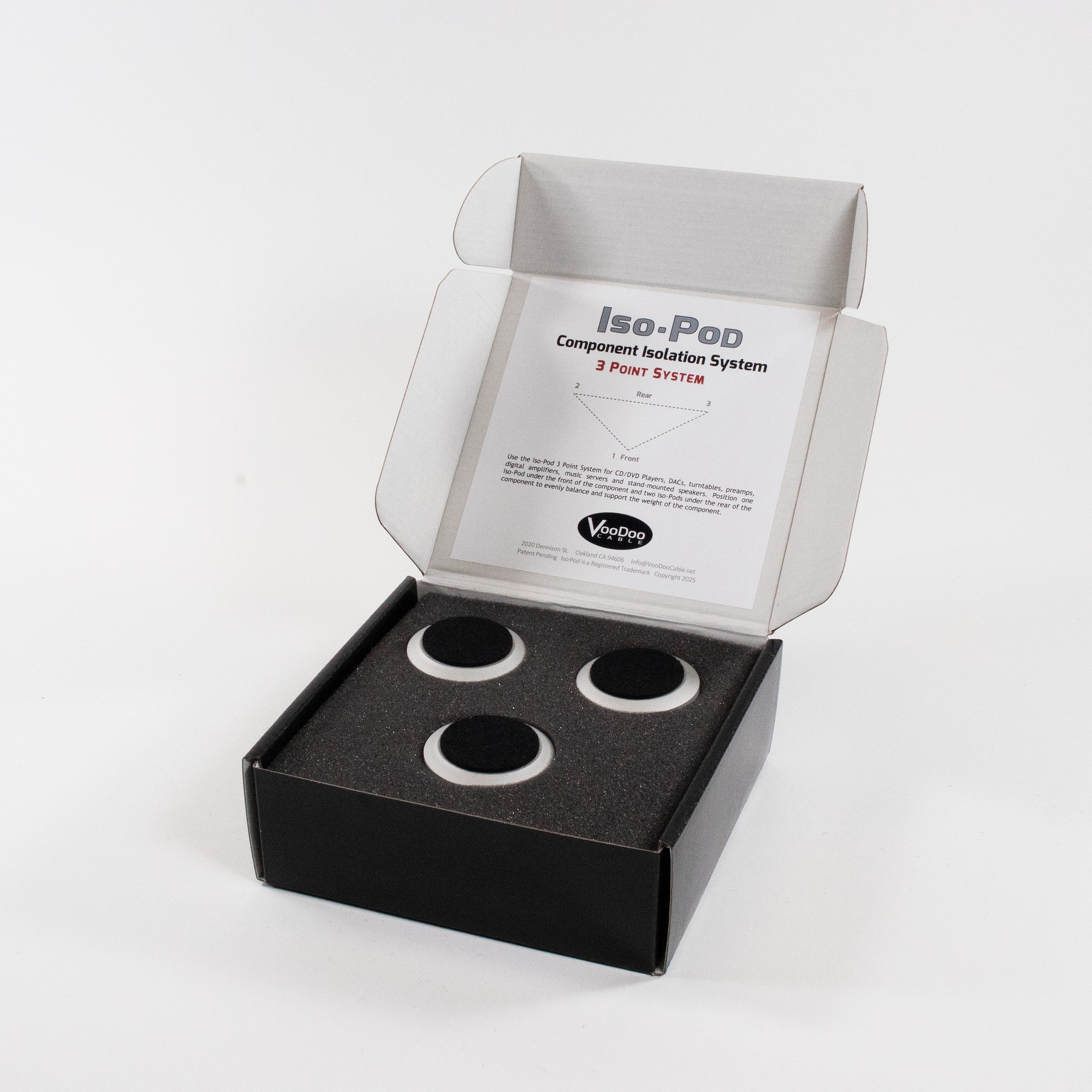 Voodoo Cable 3 Point System Iso-Pod Component Isolation (Set of 3)