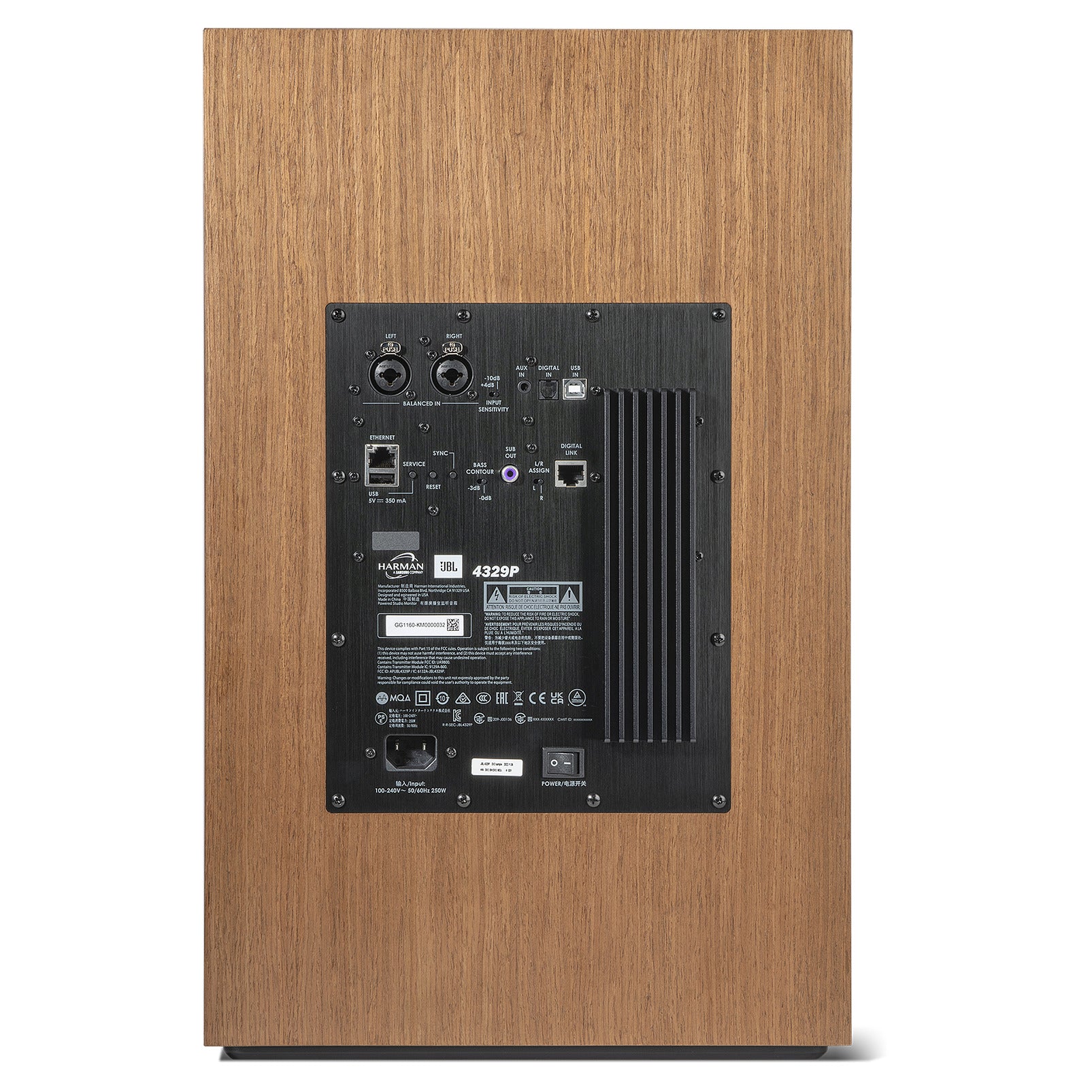 JBL 4329P Studio Monitor Powered BookshelfLoudspeaker System (pair)