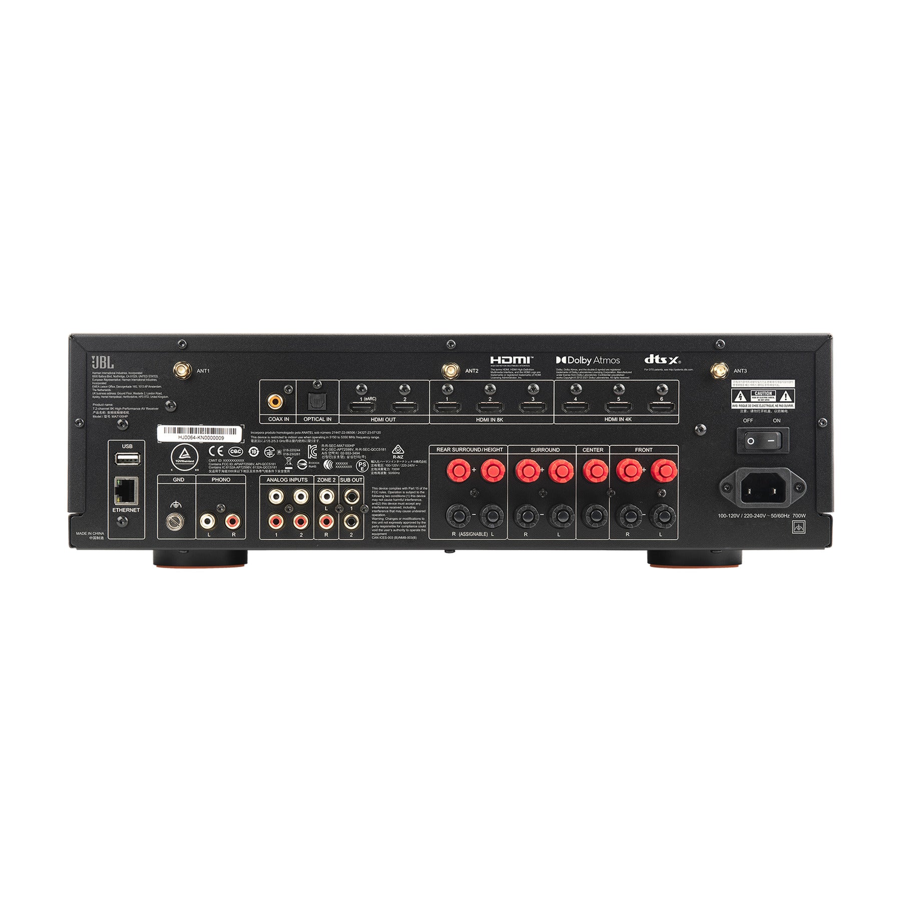 JBL MA7100 HP 7.2-Channel Net AV Receiver
