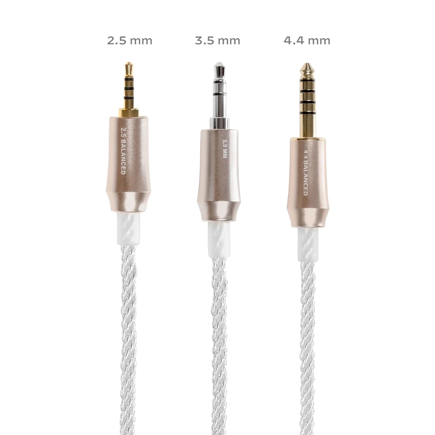 Meze Audio 3.5 MM White/Silver Plated Upgrade Cable