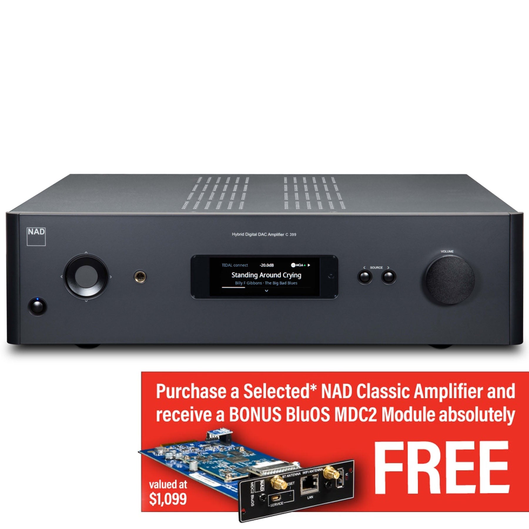 NAD C399 Hybrid Digital DAC Amplifier