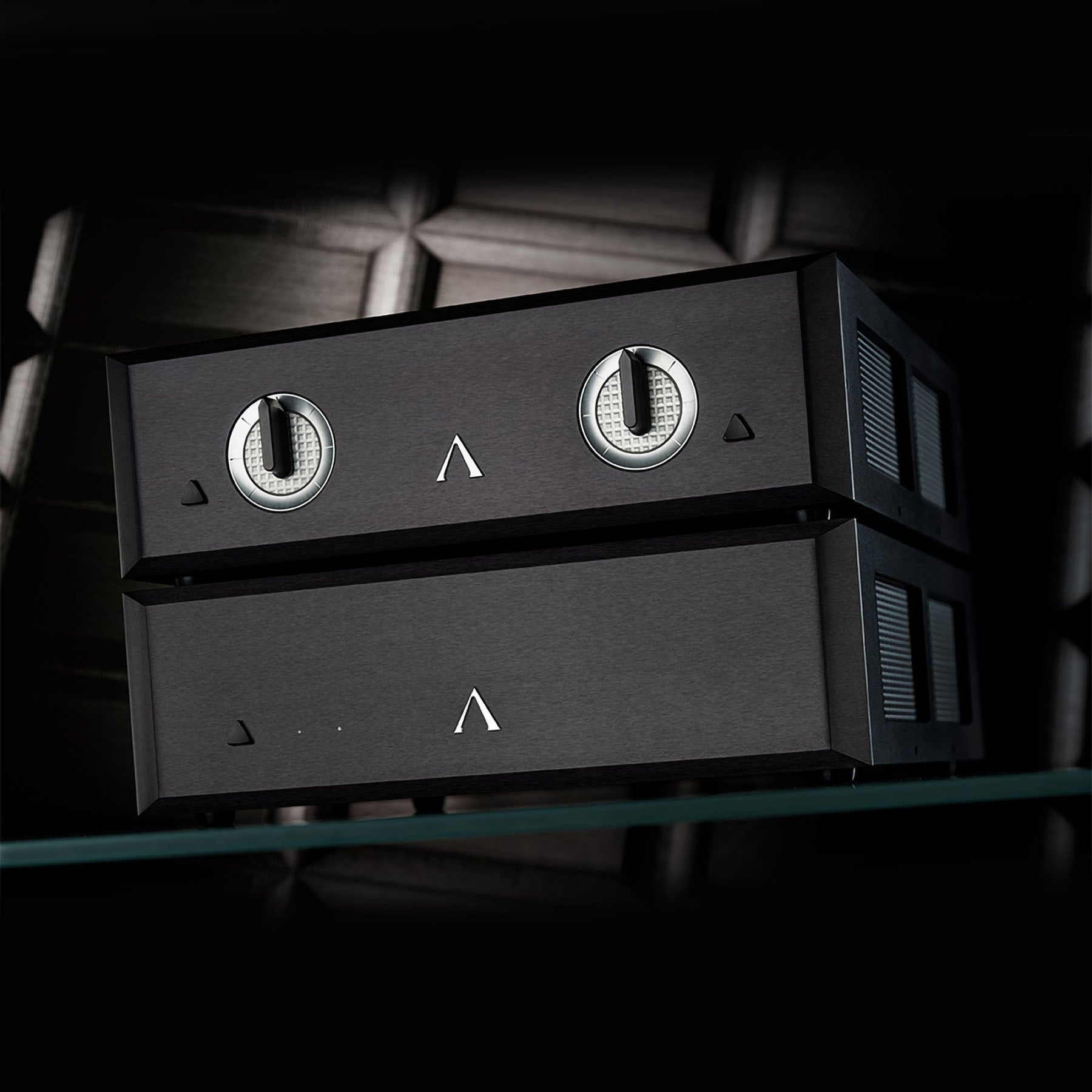 Aesthetix Jupiter IO Eclipse Phonostage with Volume Control and Power Supply - Black