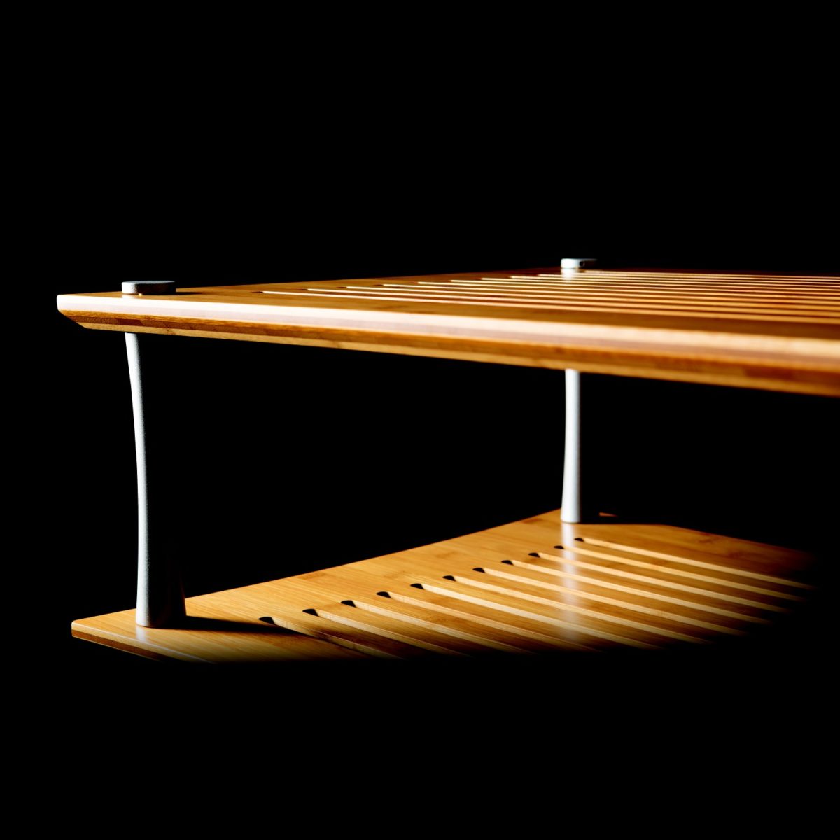 Quadraspire SV32mm Fluted Rack Columns - Black (Set of 4)