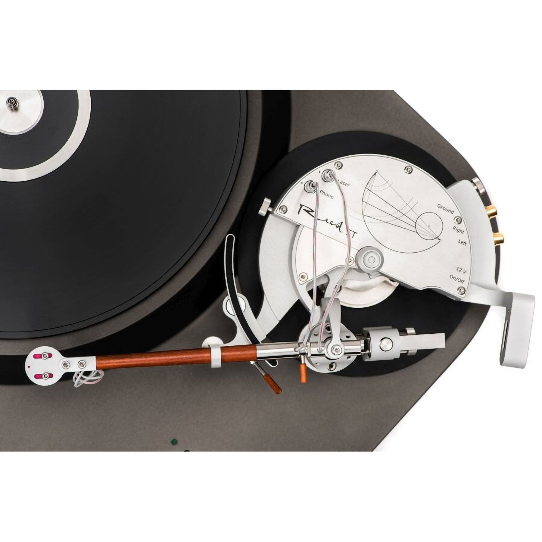 Reed 5T Tangential Statement Tonearm with Power Supply- Gold Matter