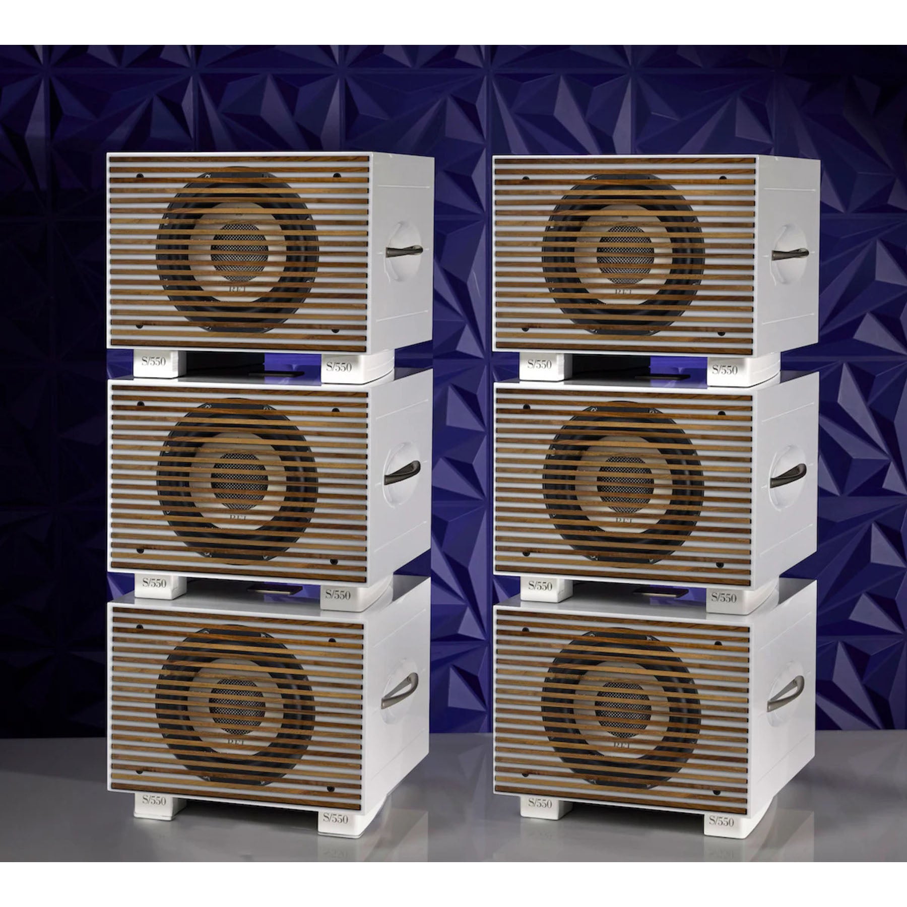 REL Acoustics S/550 Closed Box Front-firing Active Driver, Down-Firing Passive Subwoofer