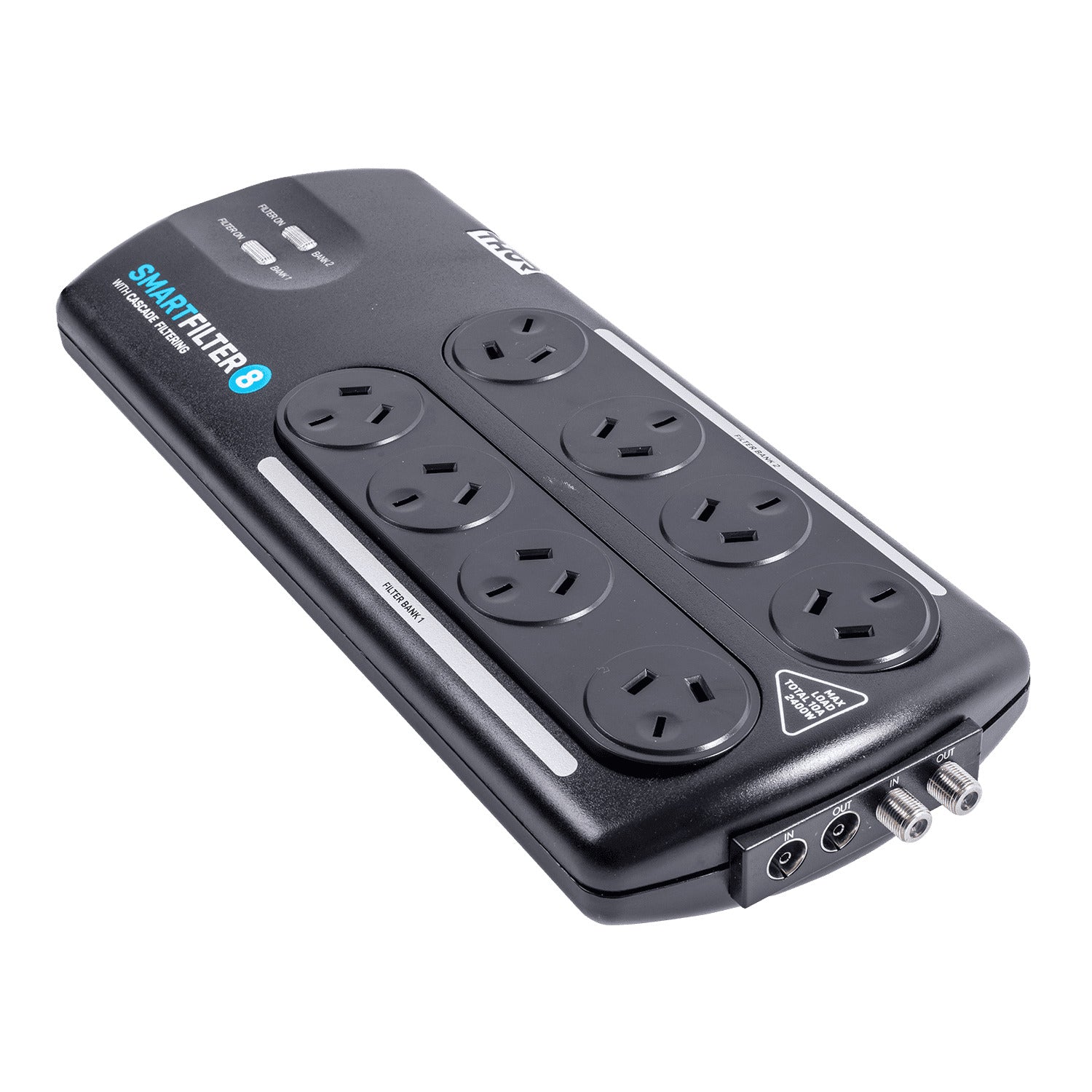 THOR B8+ Smartfilter 8-Way Surge Protector with Advanced Filtration