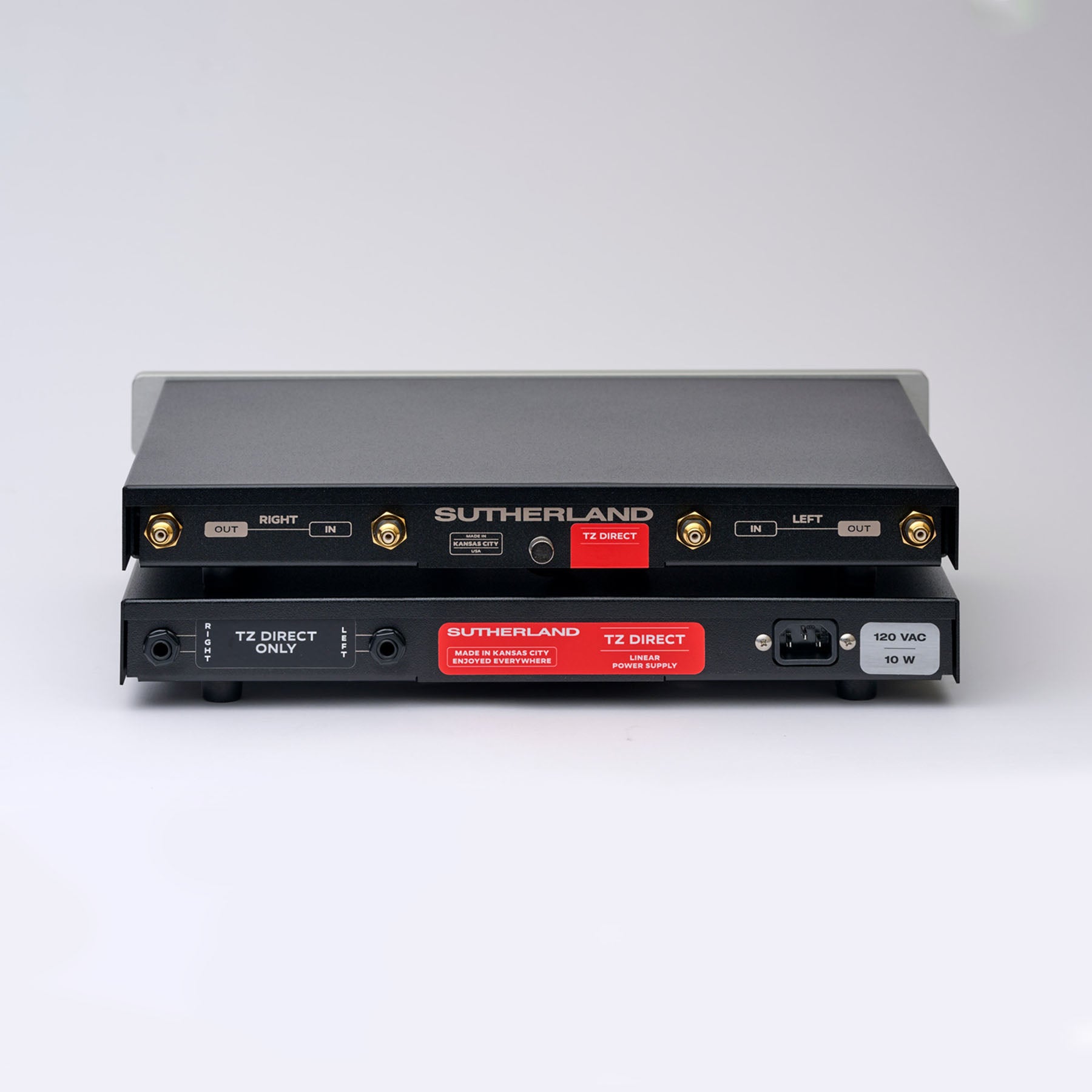 Sutherland Engineering TZ Direct Trans-Impedance Input Twin Chassis Phono Preamplifier