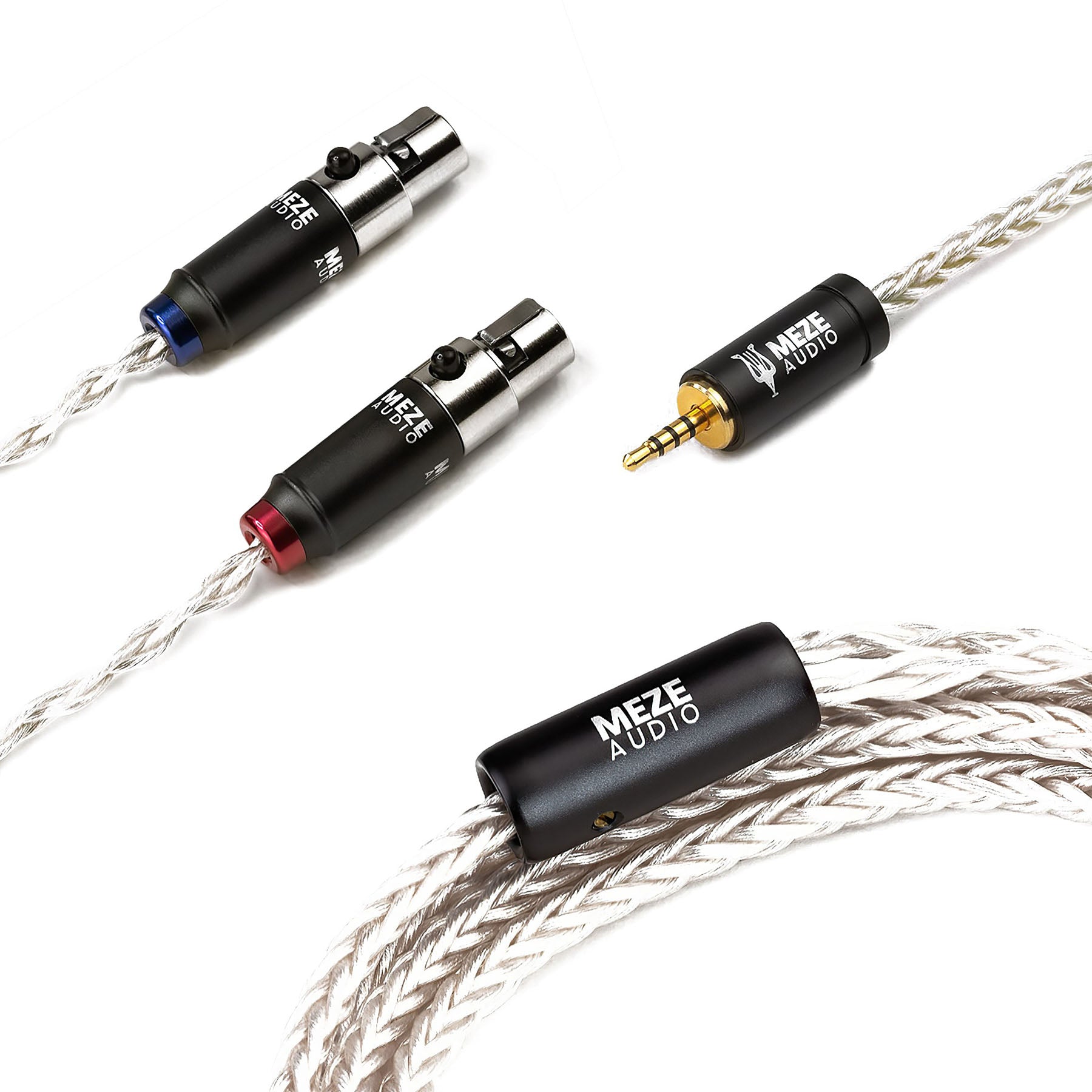 Meze Audio Mini XLR to 4-pin XLR Balanced Silver Plated PCUHD Premium Cable