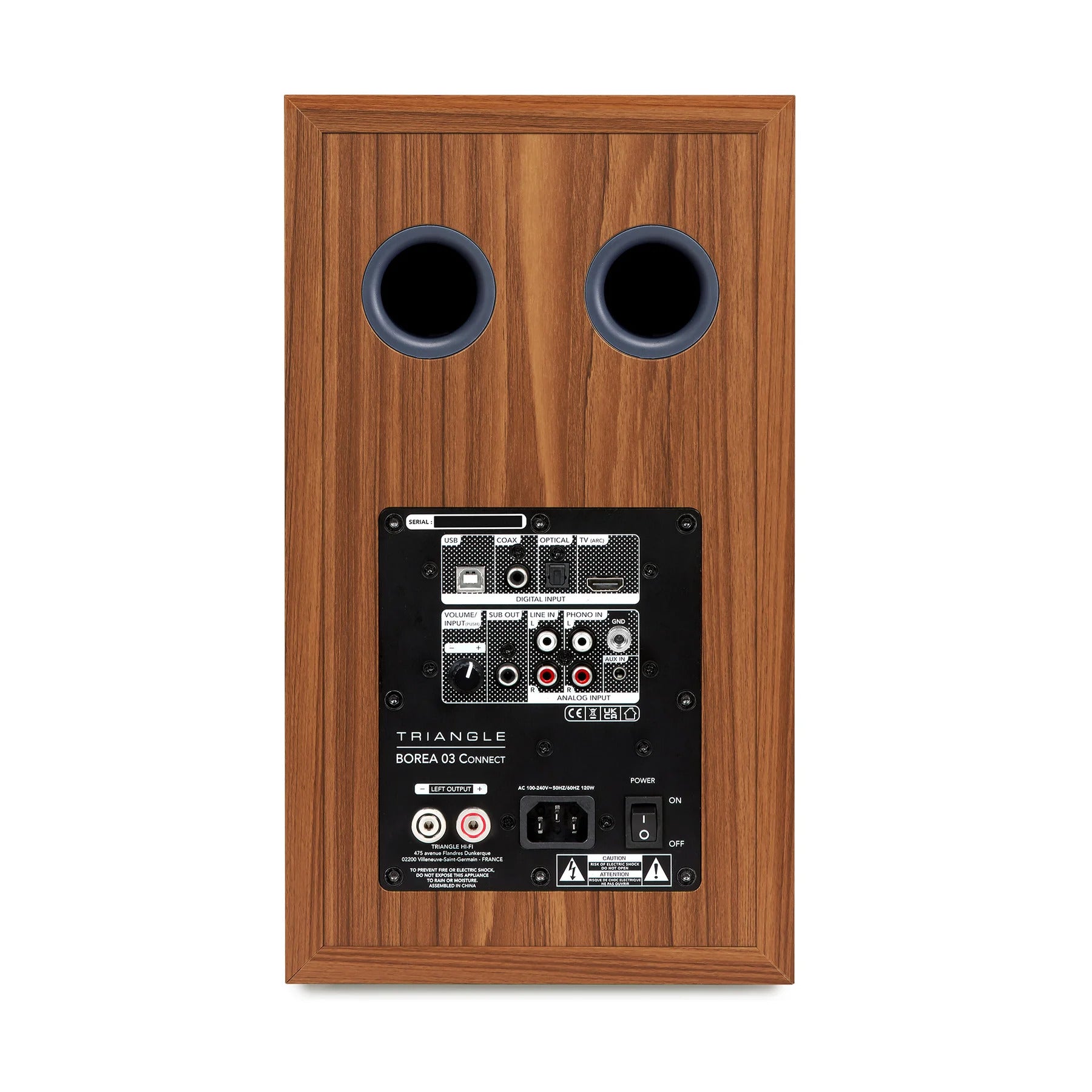 TRIANGLE Borea BR03 Connect 2-way Active Bookshelf Speakers (pair)