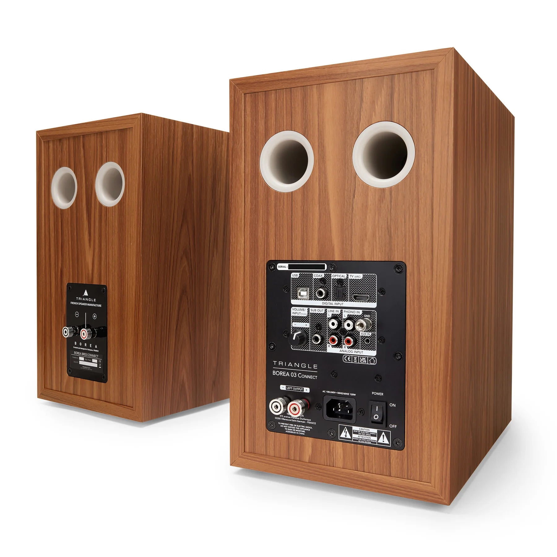 TRIANGLE Borea BR03 Connect 2-way Active Bookshelf Speakers (pair)