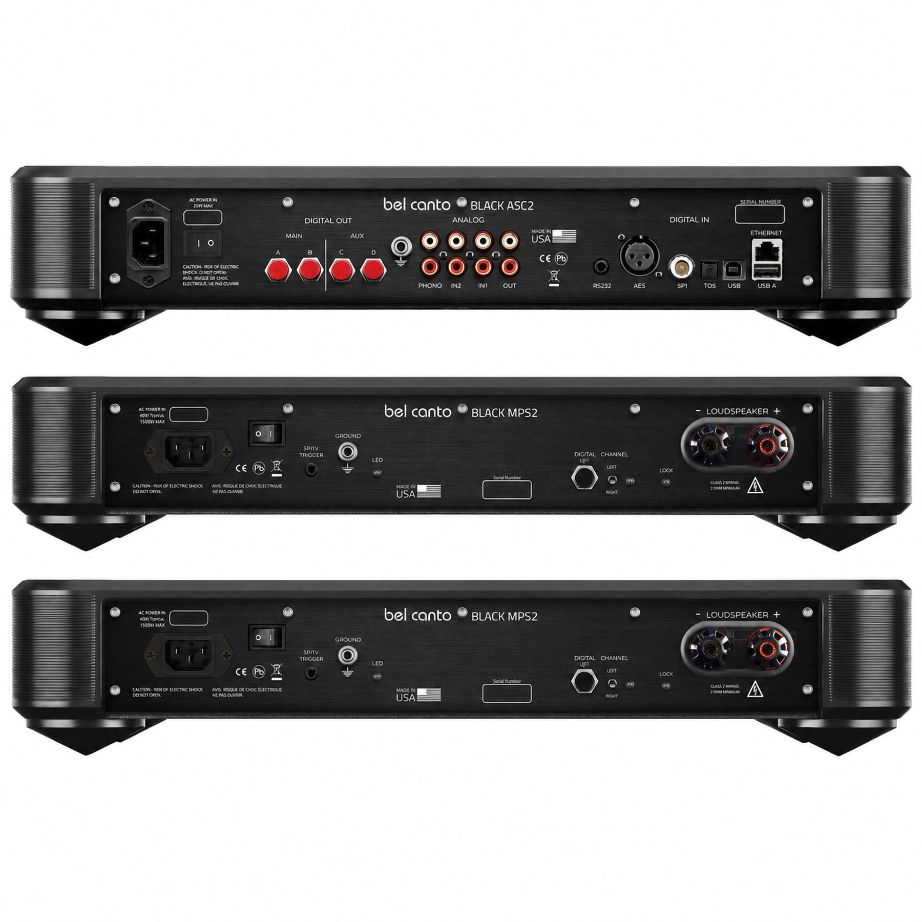 Bel Canto ASC2 / MPS2 Ultra High-End Audio Amplication System