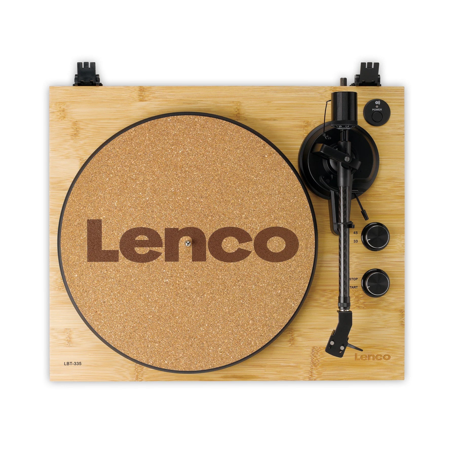 Lenco LBT-335BA Bamboo Turntable with Bluetooth Transmission