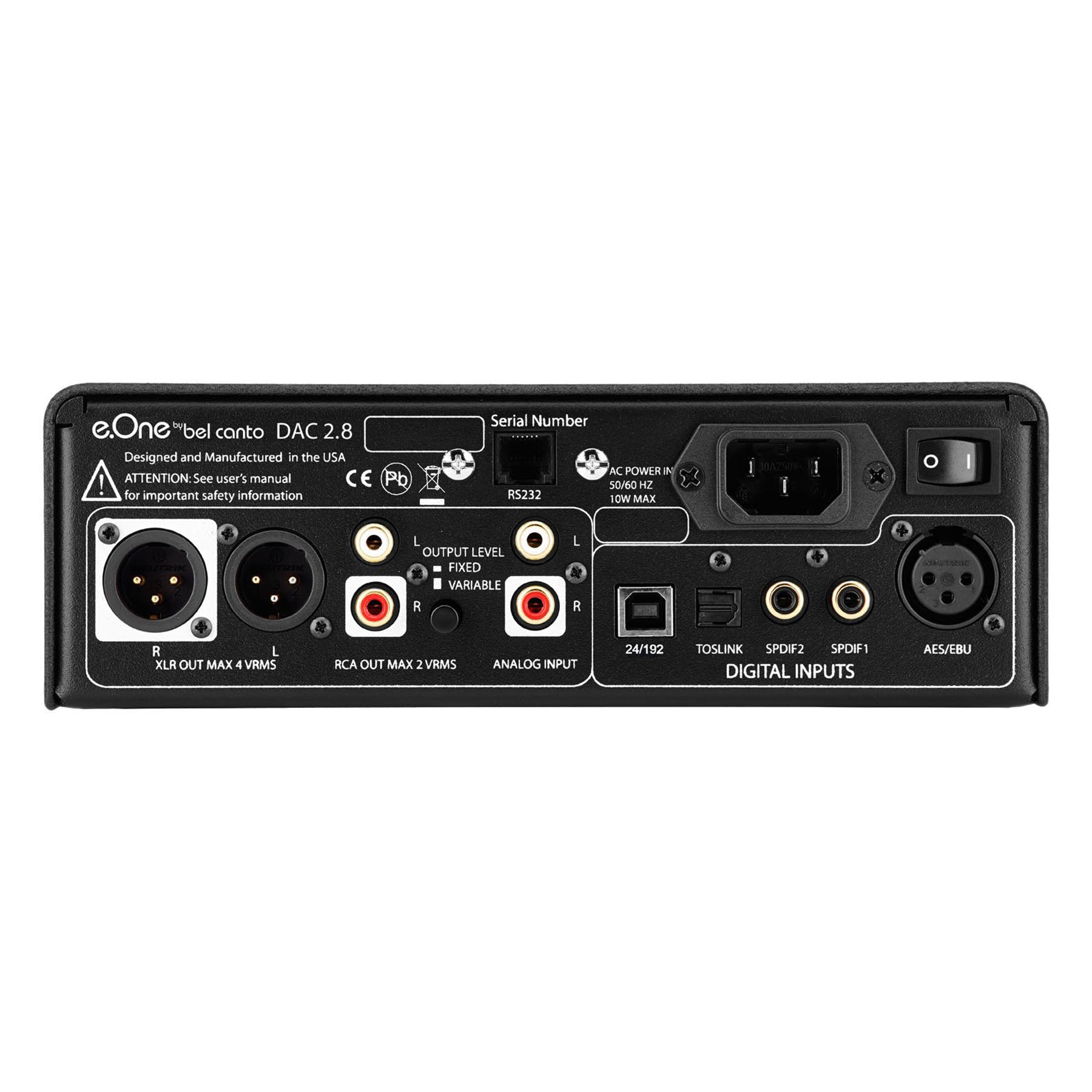 Bel Canto DAC 2.8 Control Preamplfiier