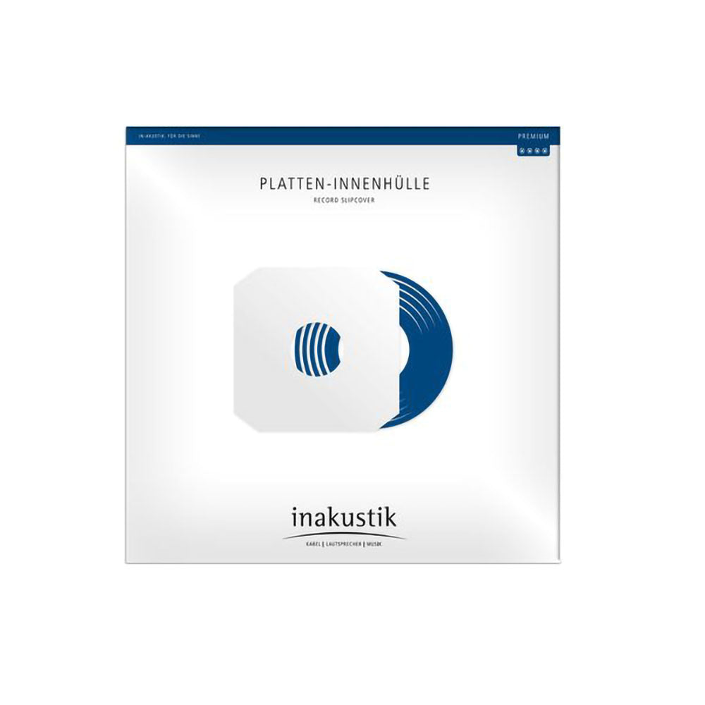 Inakustik Premium Record SlipCover - 12" Antistatic HDPE LP Inner Sleeve (pack of 50)