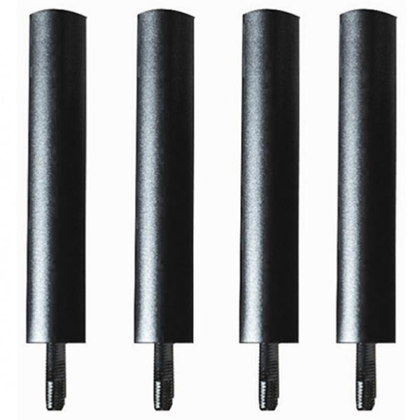 Quadraspire 19mm Rack Columns - Black (Set of 4)