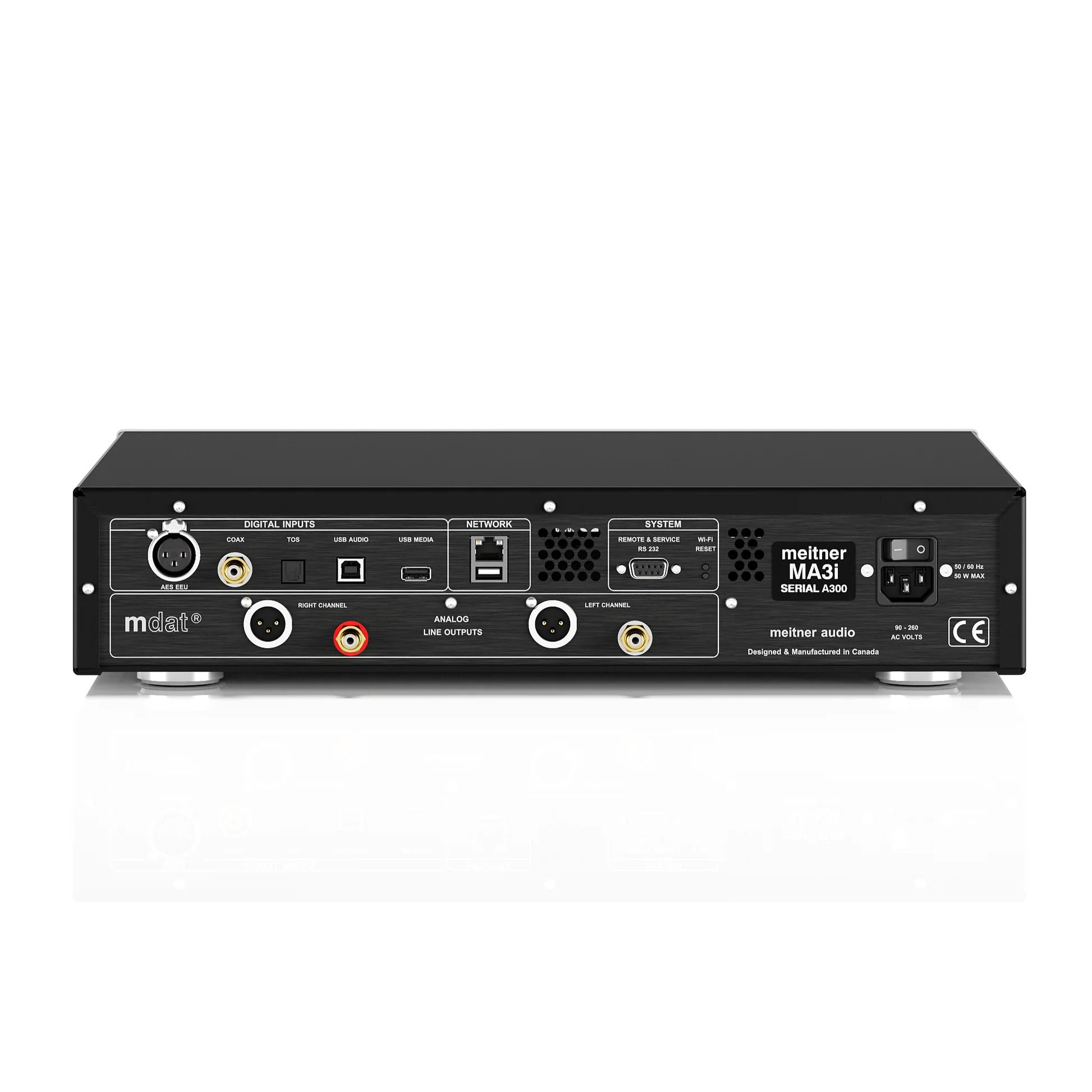 EMM Labs/Meitner MA3i 2-Channel DAC with USB / Streamer & Volume Control