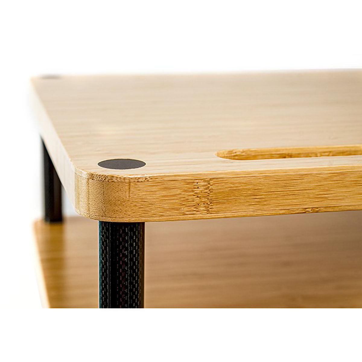 PLENQ Bamboo-1 Single Shelf with Legs