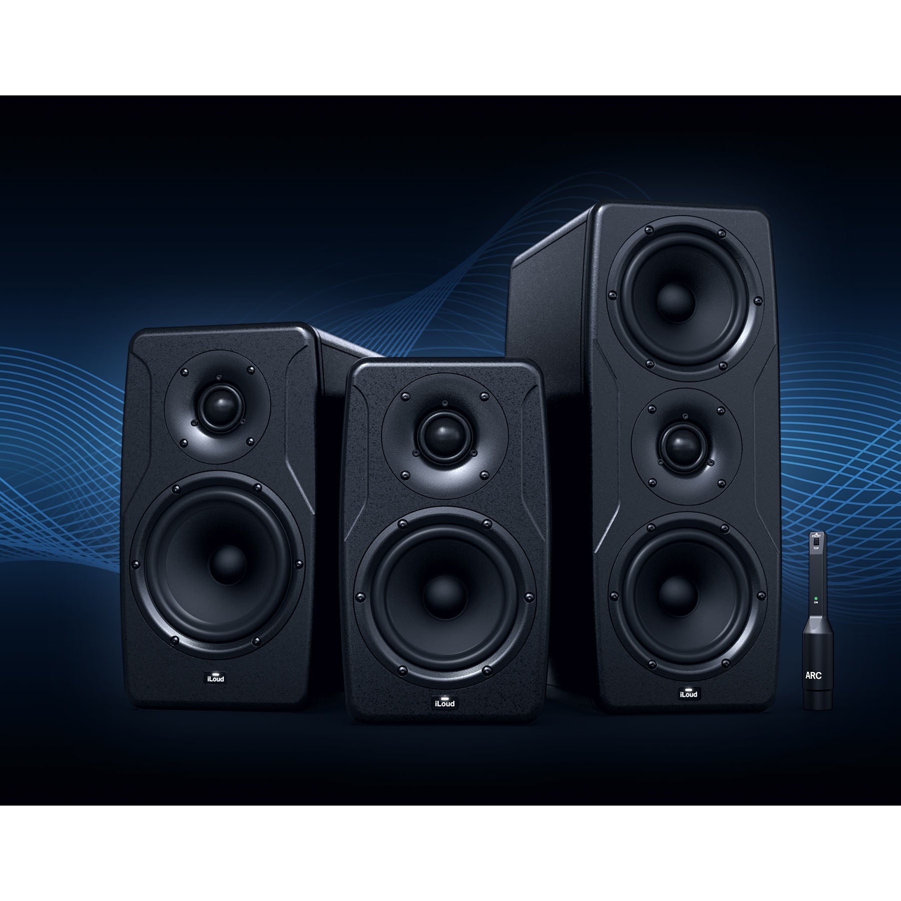 IK Multimedia iLoud Precision MTM Active 2-way 175W Dual 5 inch Studio Monitor (pair)