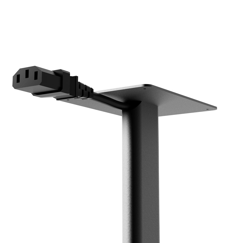 Kanto SPH Universal Height Adjustable Bookshelf Speaker Stands - Black, Pair