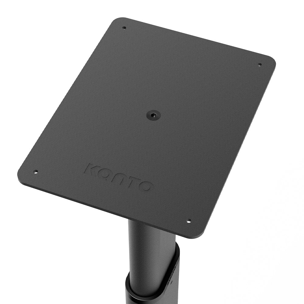 Kanto SPH Universal Height Adjustable Bookshelf Speaker Stands - Black, Pair