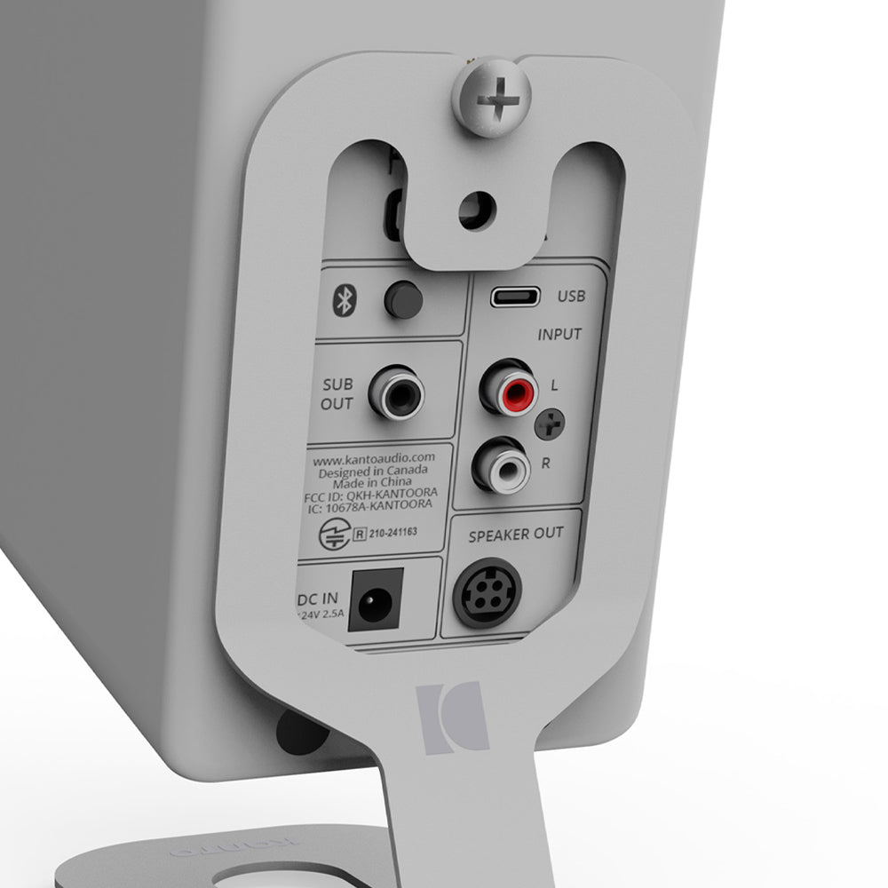 Kanto SU2 Kanto SU2 Rear-Mounted Desktop Stands for Uki and Ora - Black, Pair (Copy)