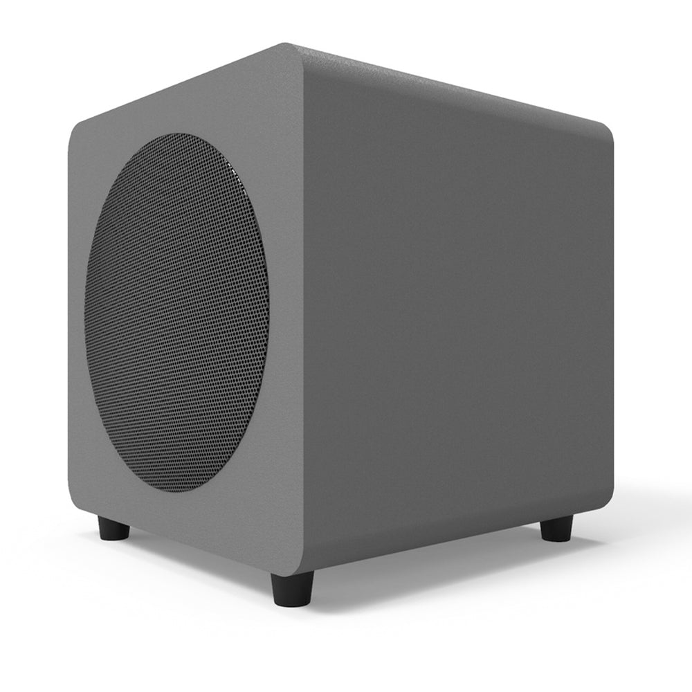 Limited Edition - Kanto SUB8 300W 8" Sealed Powered Subwoofer, Matte Grey