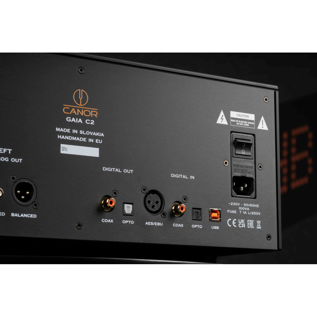 Canor Gaia C2 Tube DAC with CD Player, Premium Line