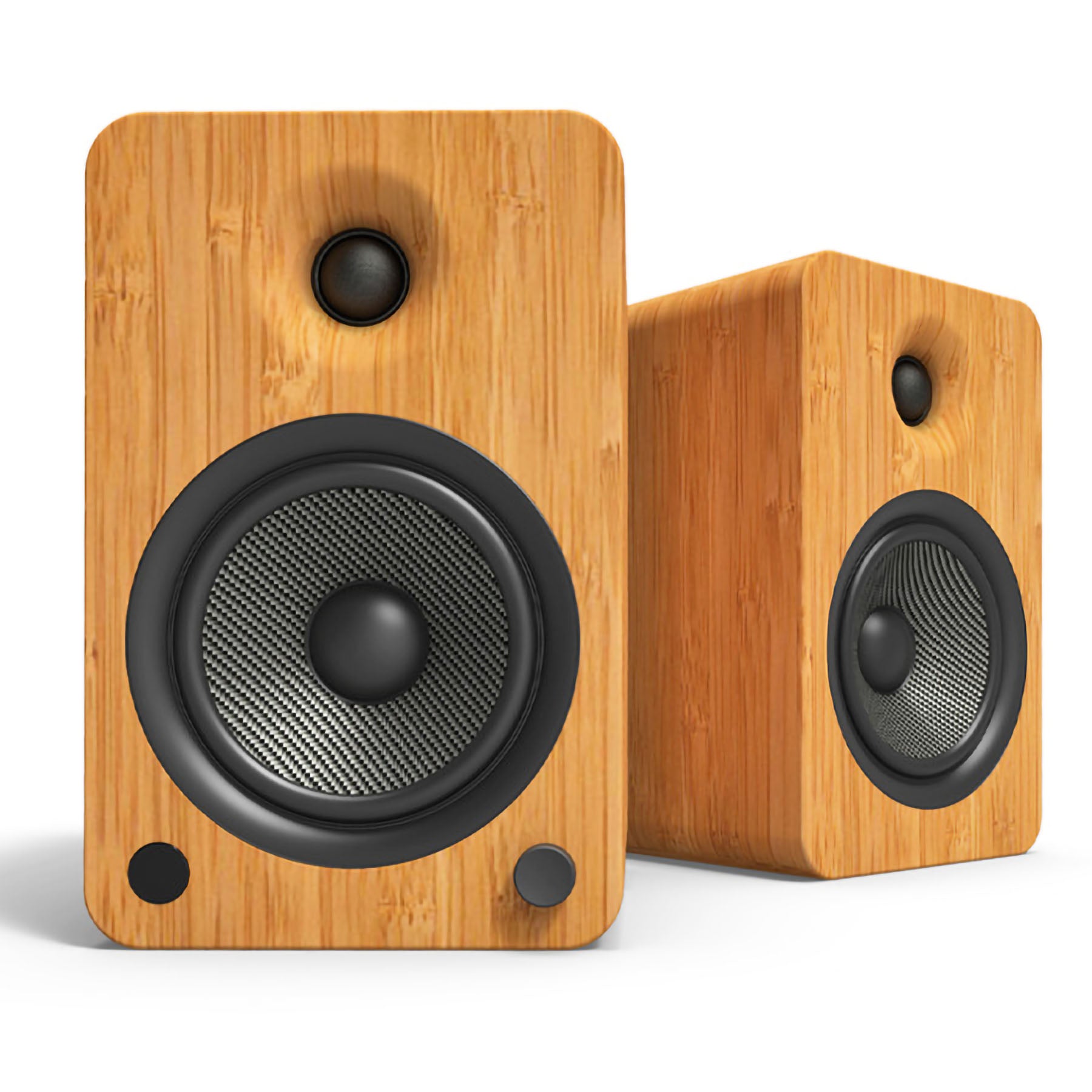 [Ex-demo] Kanto Audio Yu6 Powered Speakers with Buetooth Bookshelf Speakers - Bamboo (pair)