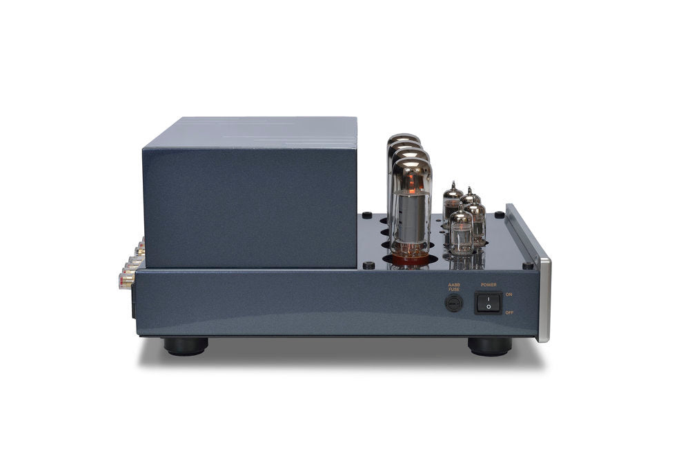 PrimaLuna Evo 100 Tube Power Amplifier side view no cover