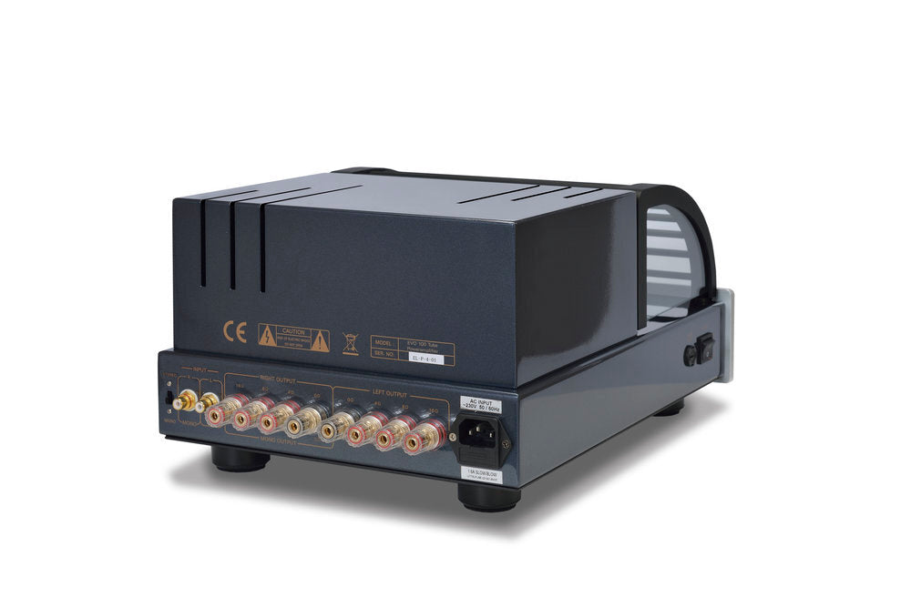 PrimaLuna Evo 100 Tube Power Amplifier rear angle view