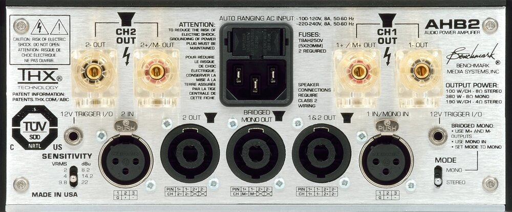 Benchmark AHB2 Power Amplifier