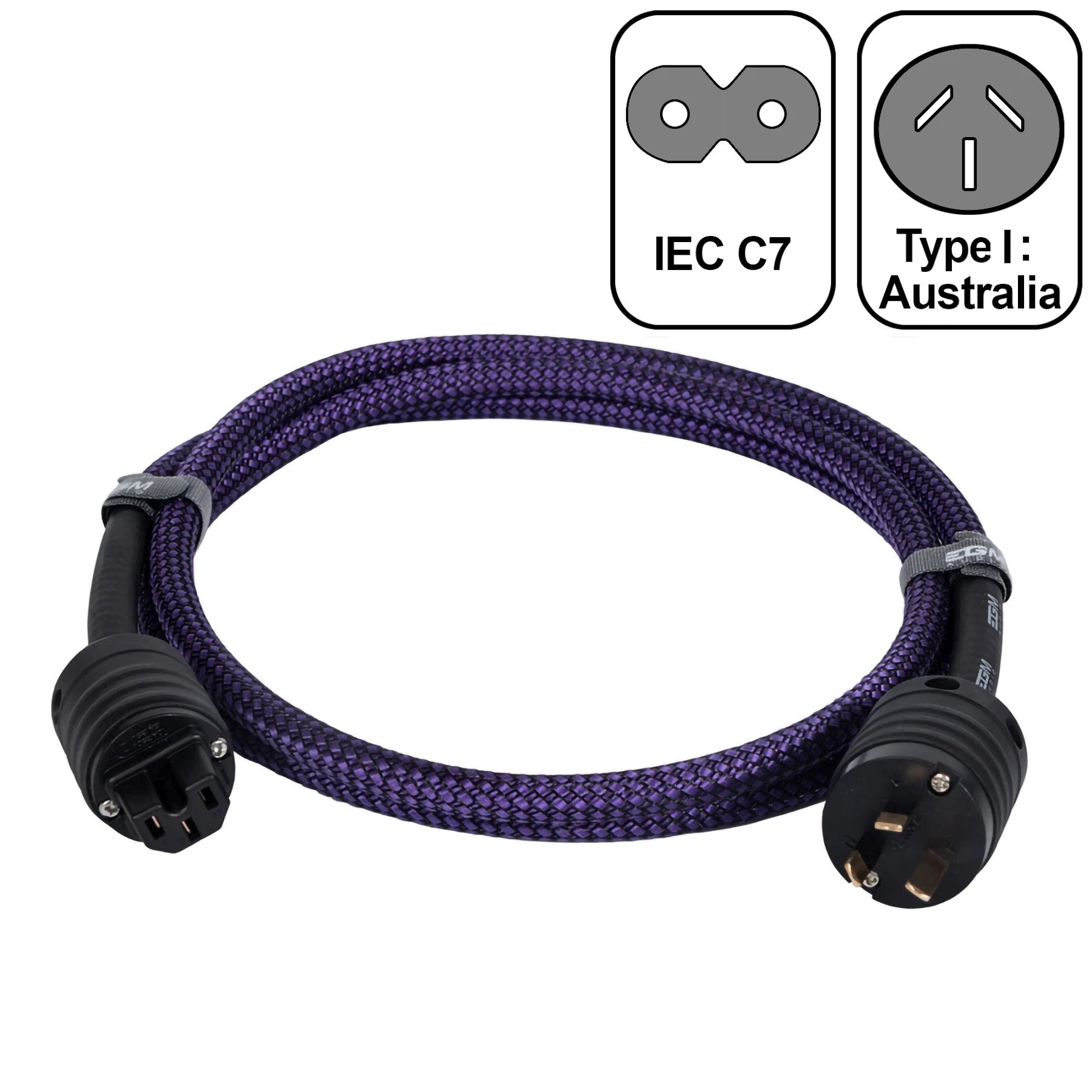 EGM Audio - Audio Power Cable - Amethyst