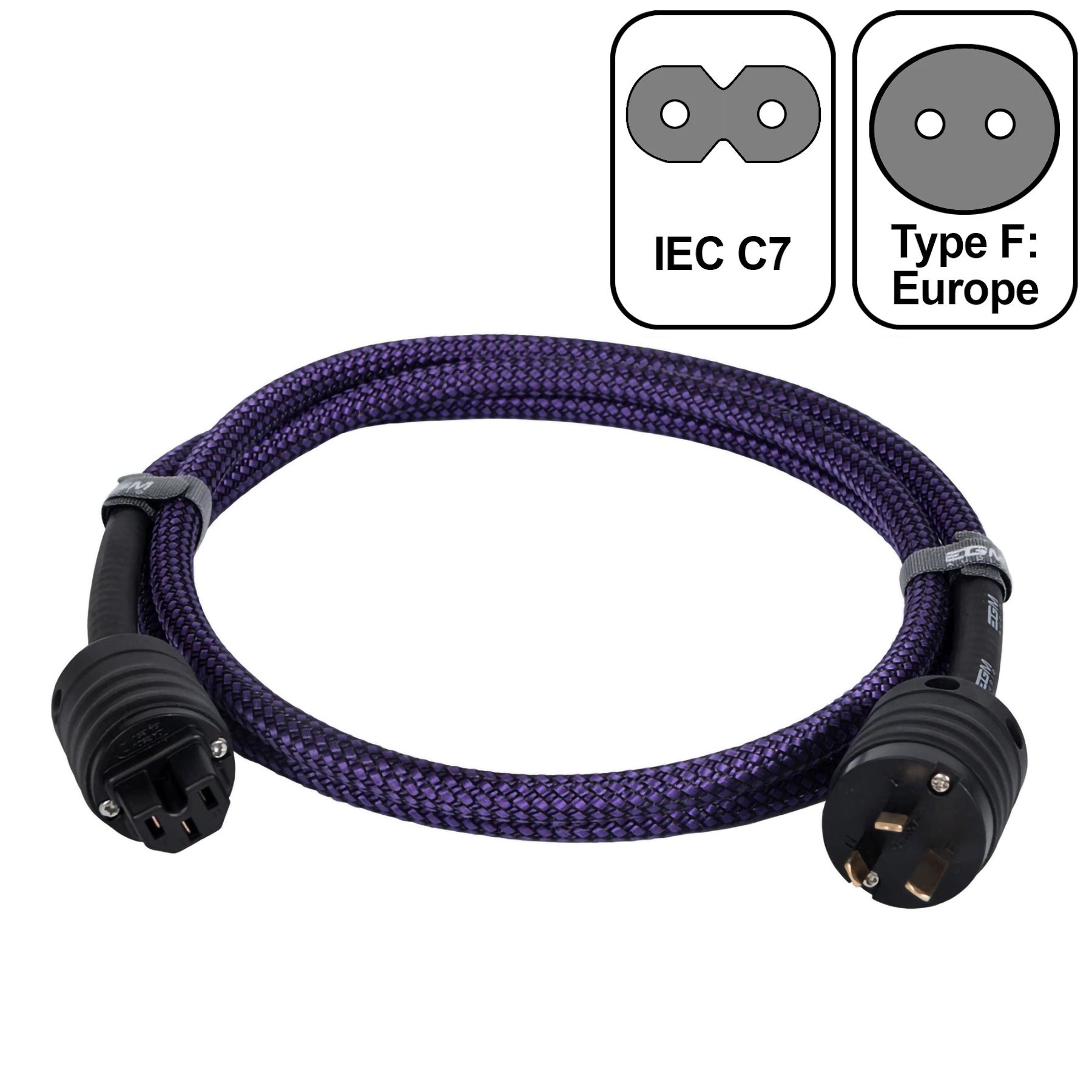 EGM Audio - Audio Power Cable - Amethyst