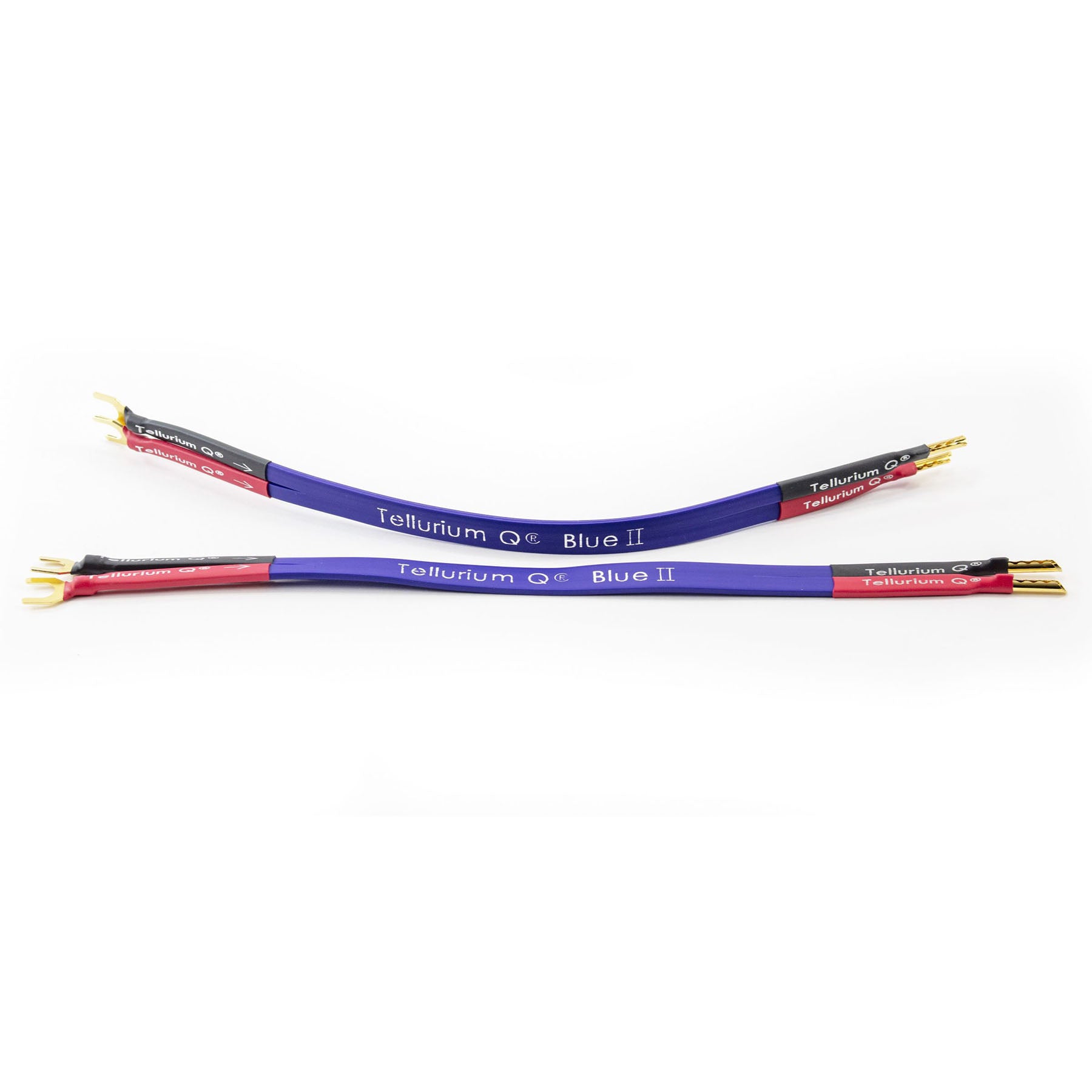 Tellurium Q Blue II Jumpers/Links (banana-spade, pair)
