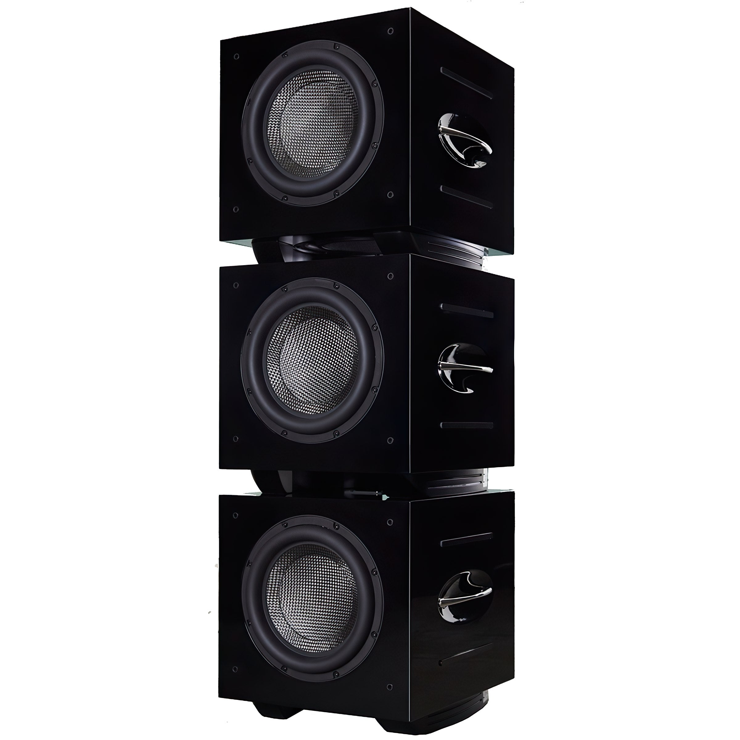 REL Acoustics Series S Carbon Special 12 inch Carbon Fibre Front-firing Active Driver, Down-firing Passive Subwoofer