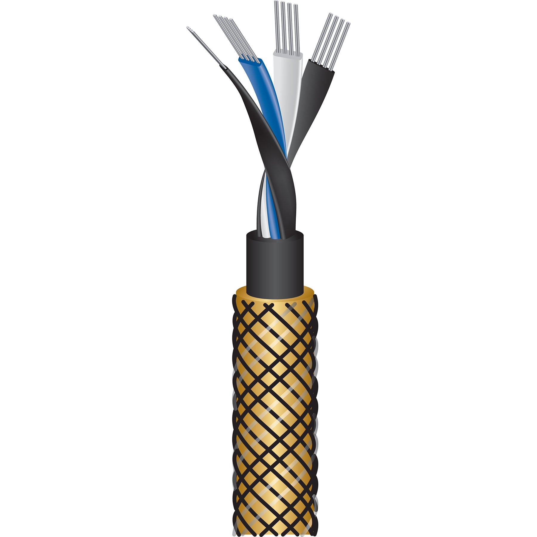 Wireworld Gold Eclipse Bi-Wire Jumpers 6 inch (Spades) (set of 4)