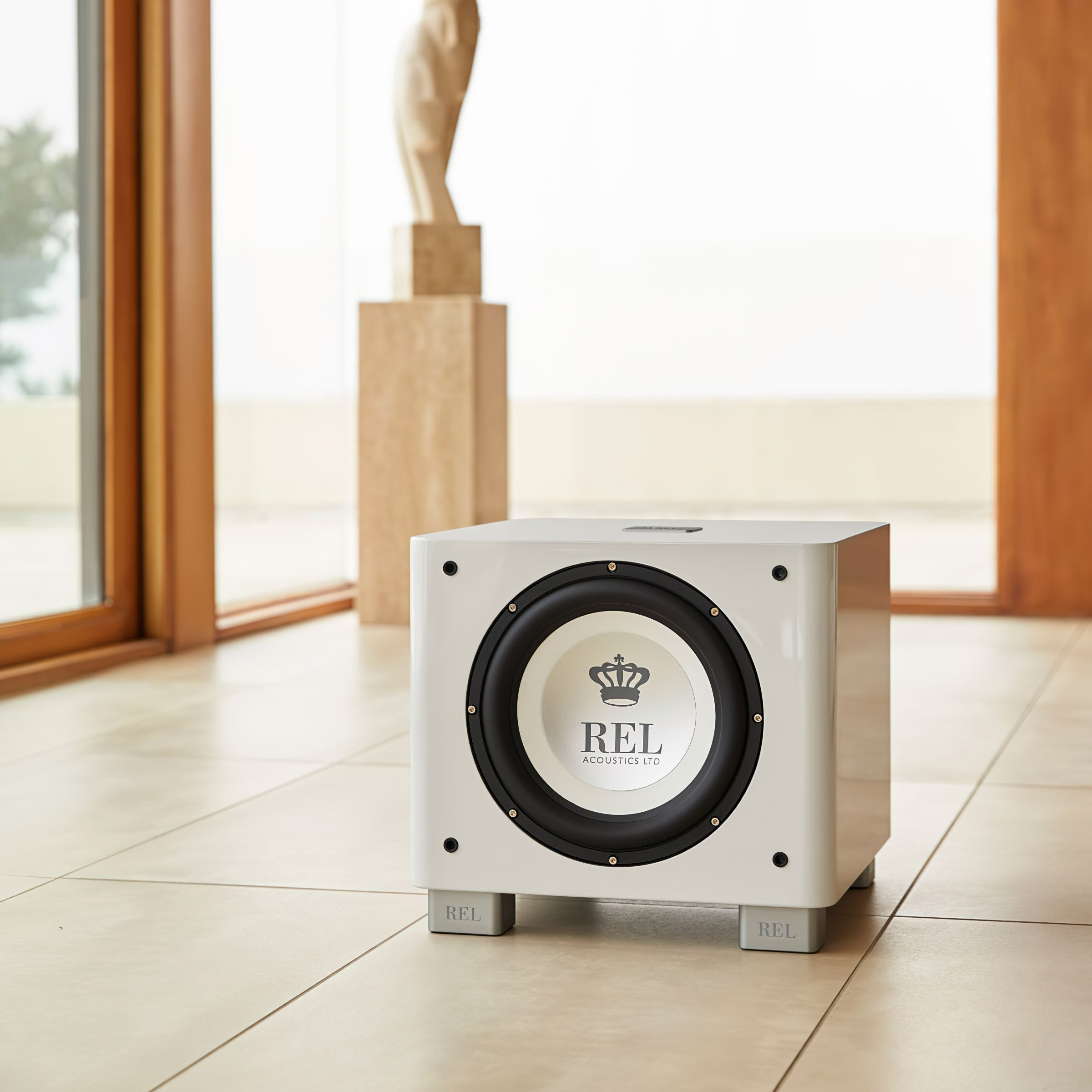 REL Acoustics T/9x Closed Box Actve & Passive Drivers Home Subwoofer