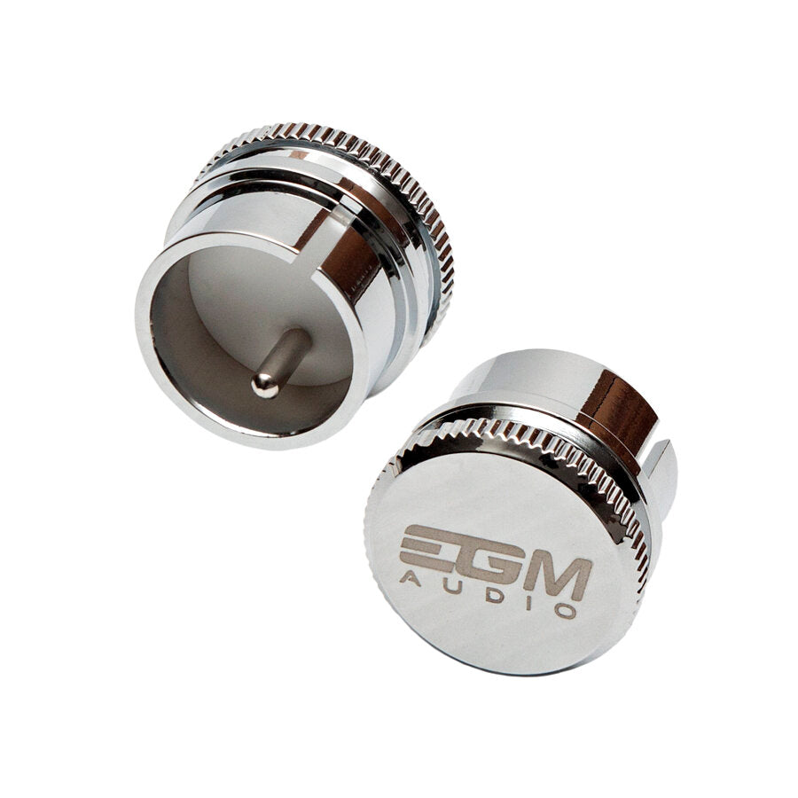 EGM Audio Rhodium Plated XLR Noise Stopper – Male (2 pack)