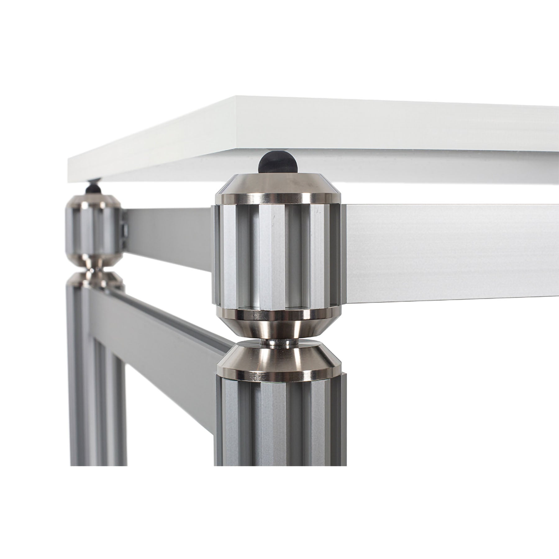 AG Lifter Apollo Modular Isolation 4 Shelf Rack with H-Frame - Silver