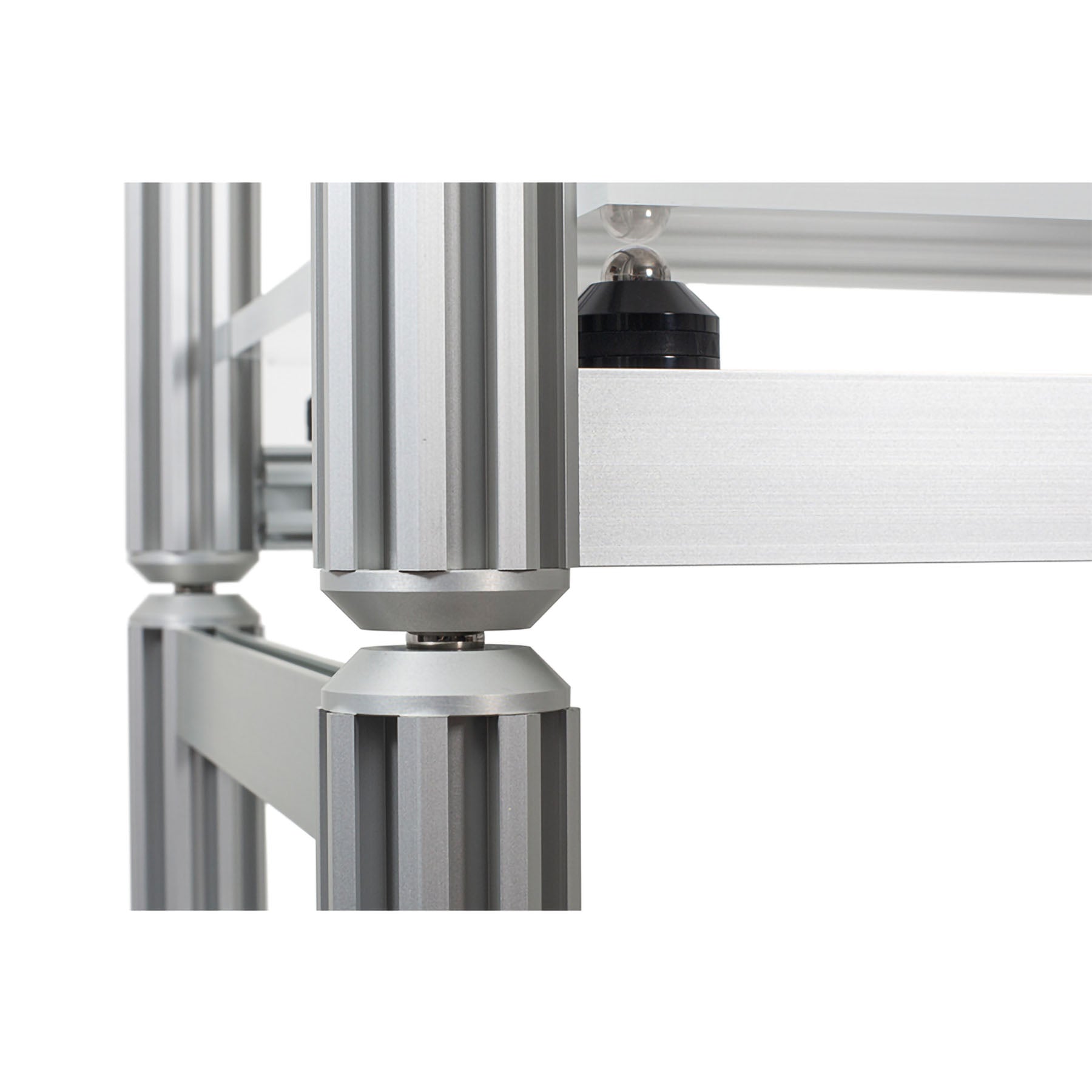 AG Lifter Apollo Modular Isolation 4 Shelf Rack with H-Frame - Silver