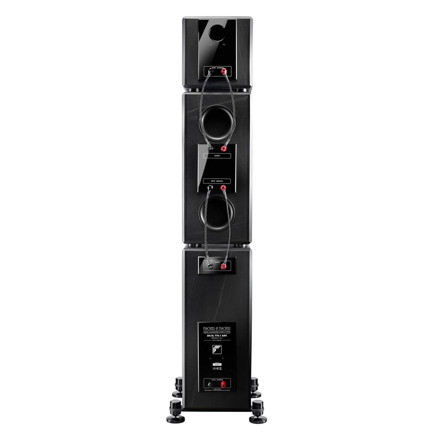 Fischer & Fischer SN770.1AMT 4-Way Tri-Wired Floorstanding Loudspeaker (pair)